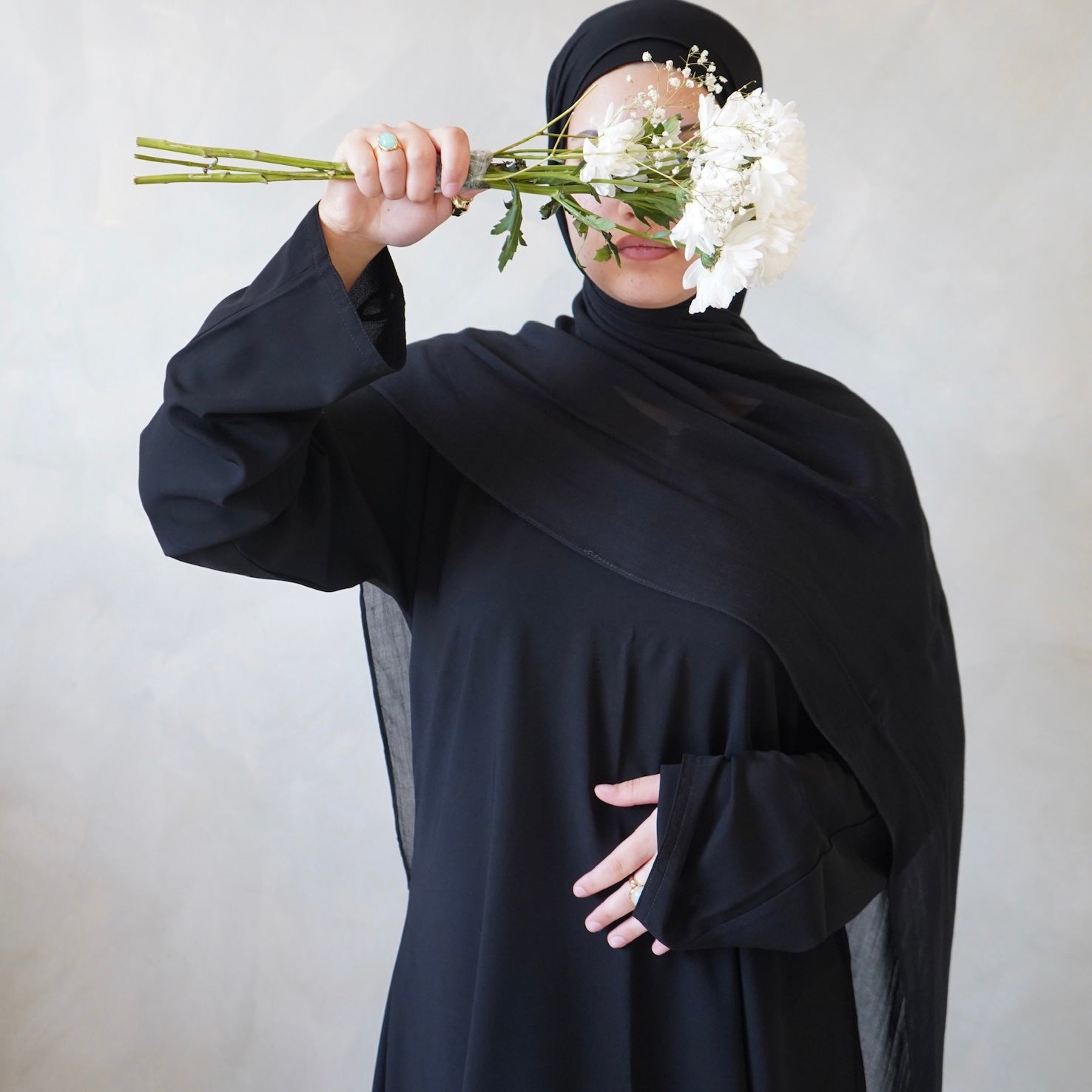 Modal Hijab - Black