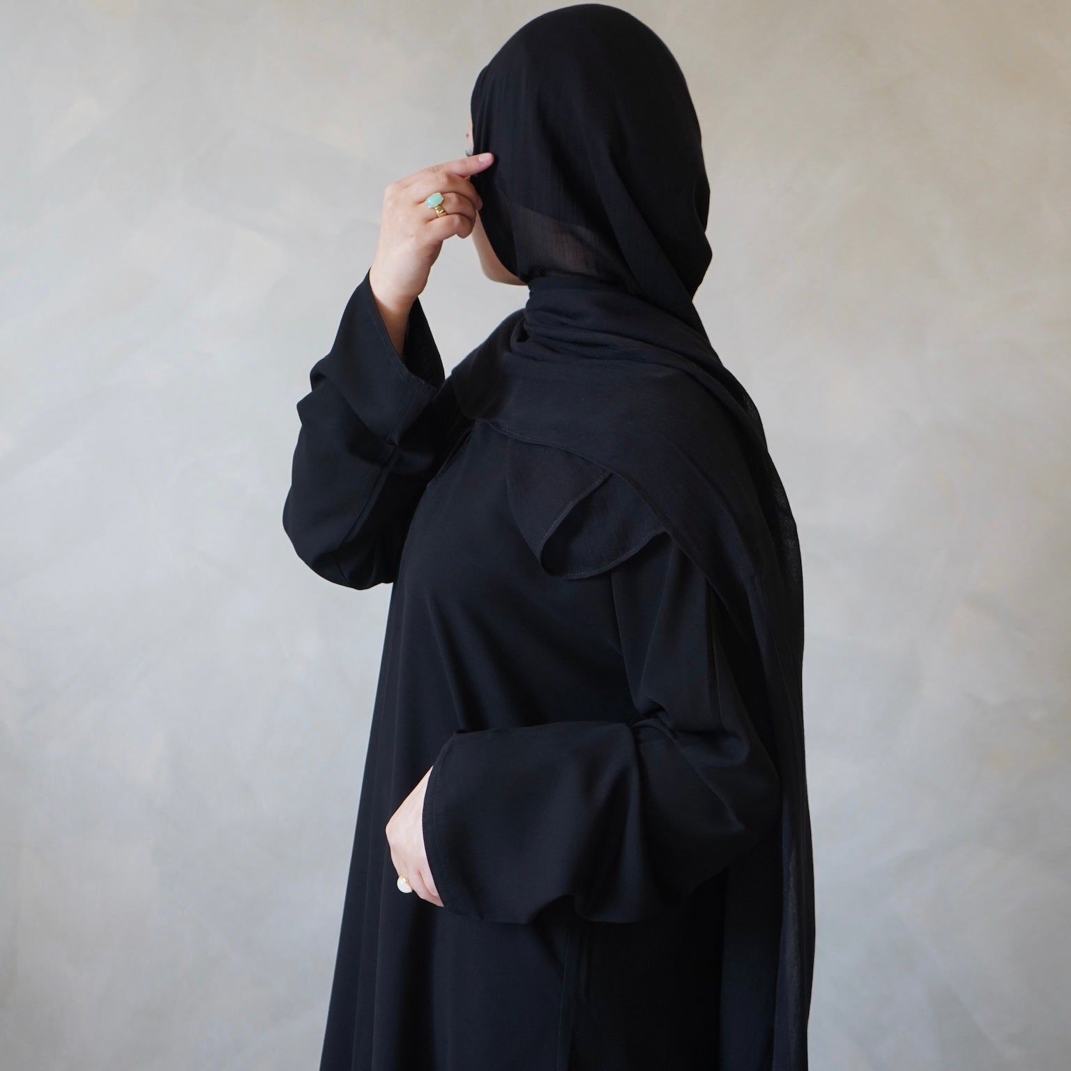 Modal Hijab - Black