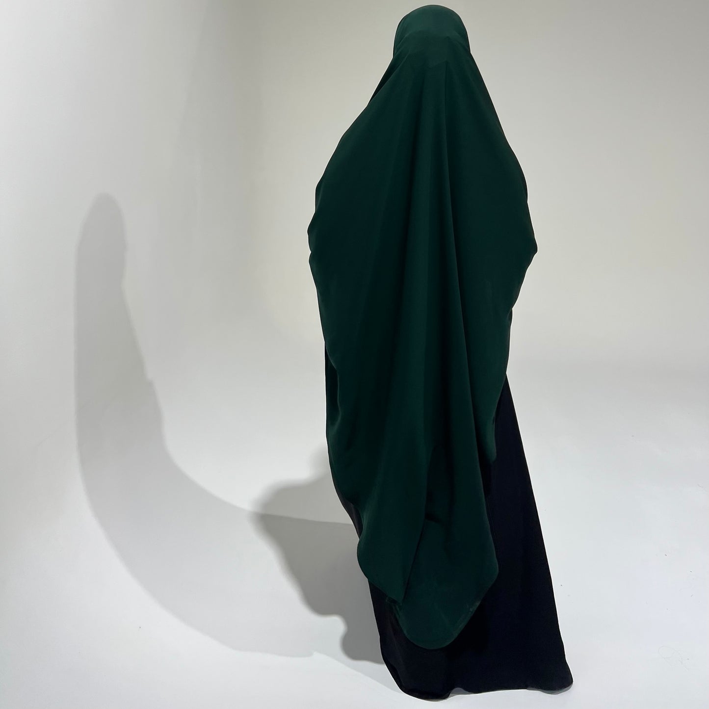 Extra Long Bottle Green Khimar