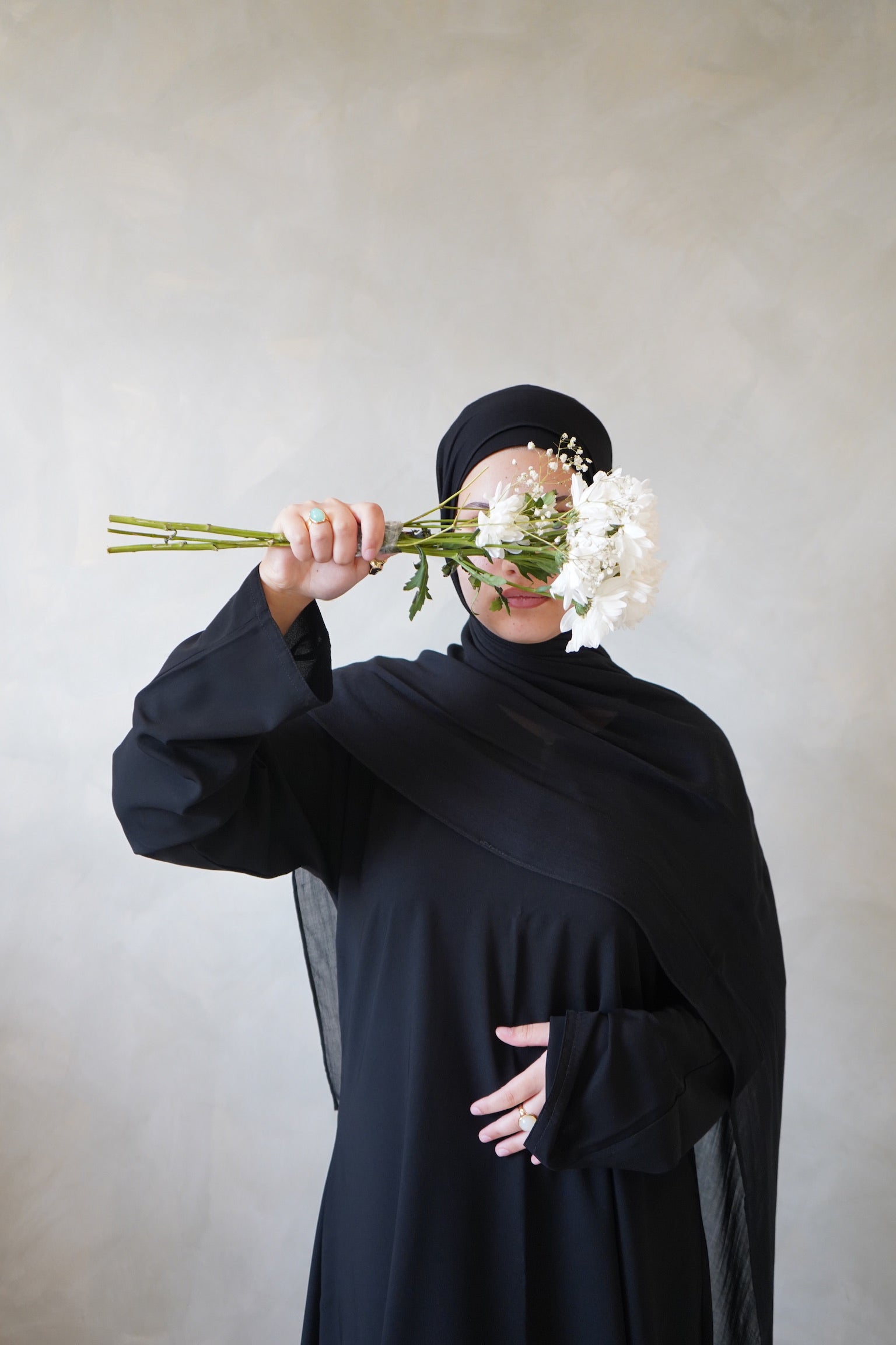 Modal Hijab - Black