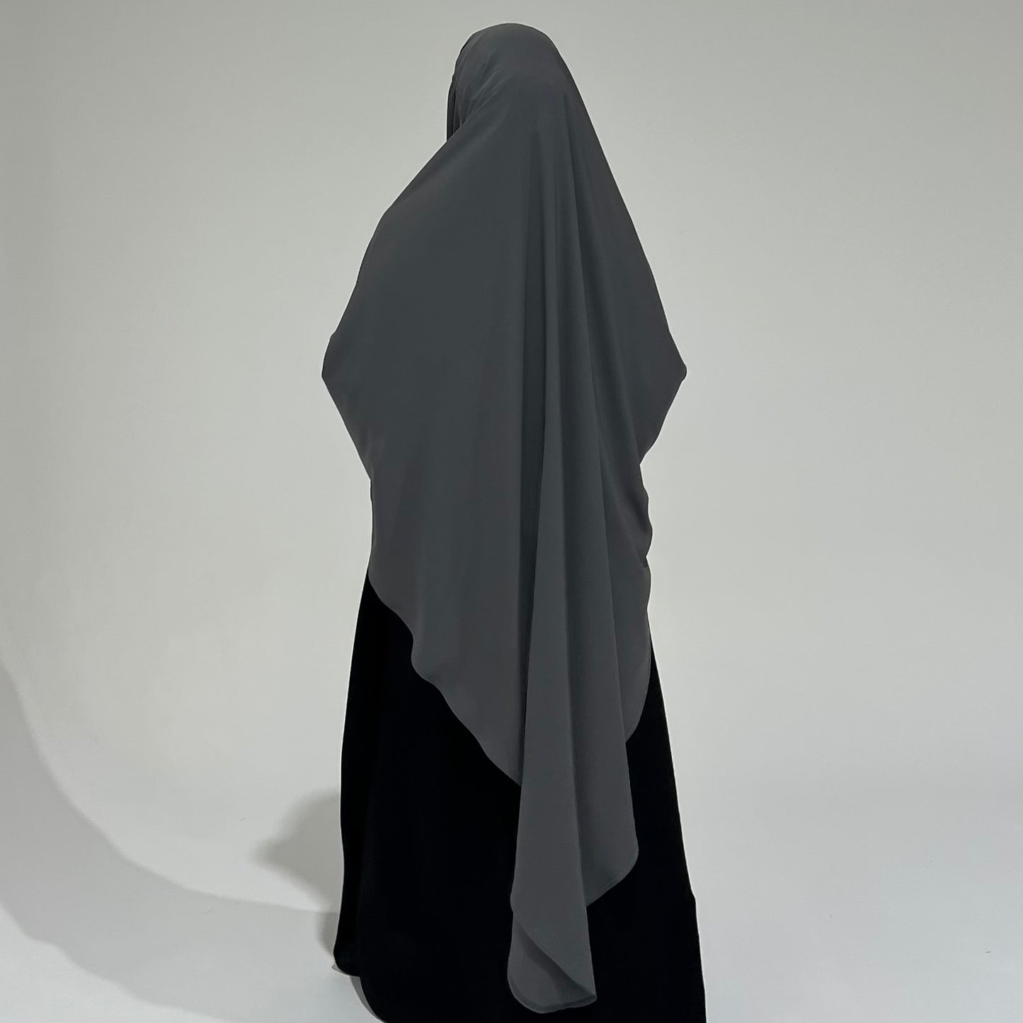 Extra Long Light Grey Khimar
