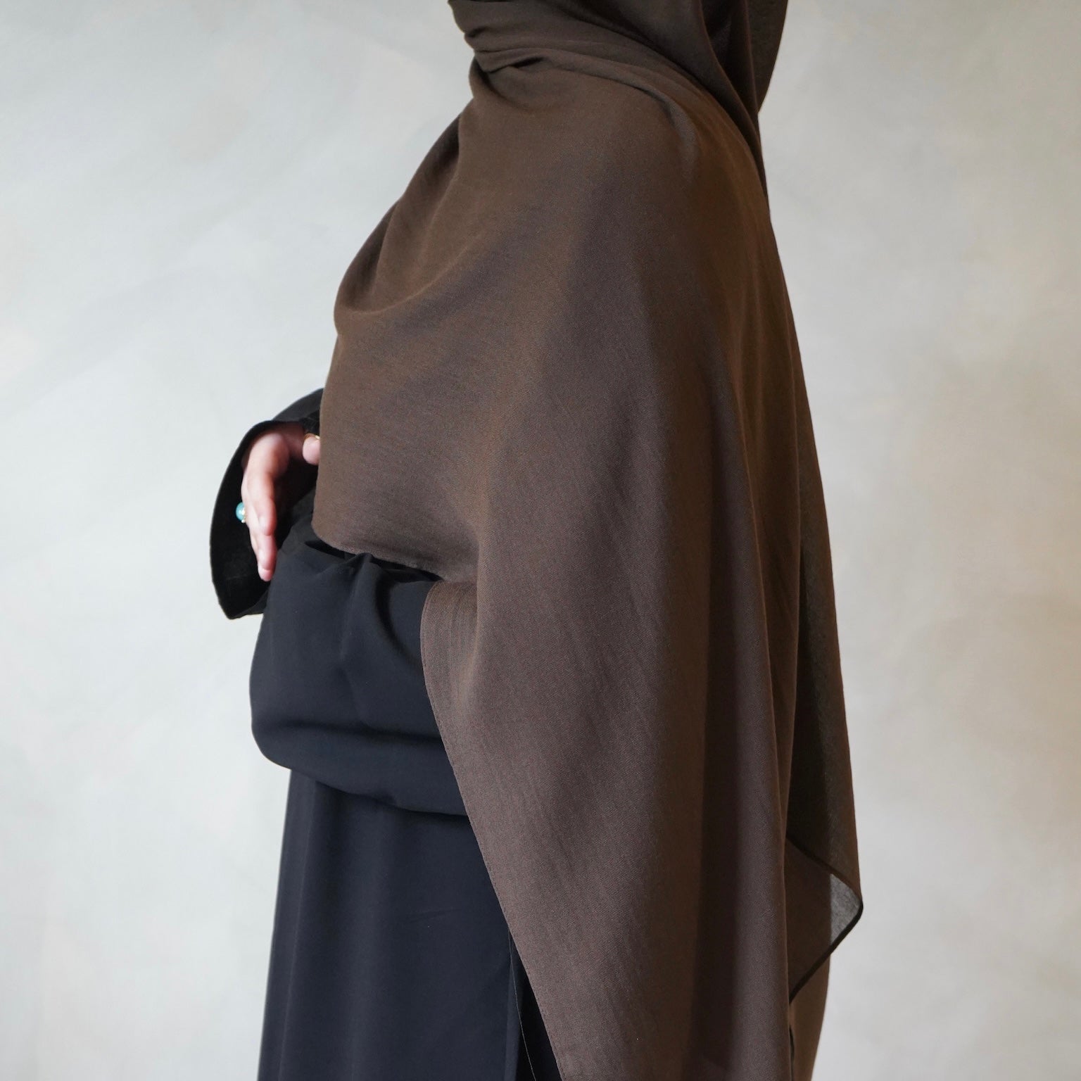 Modal Hijab - Espresso Brown