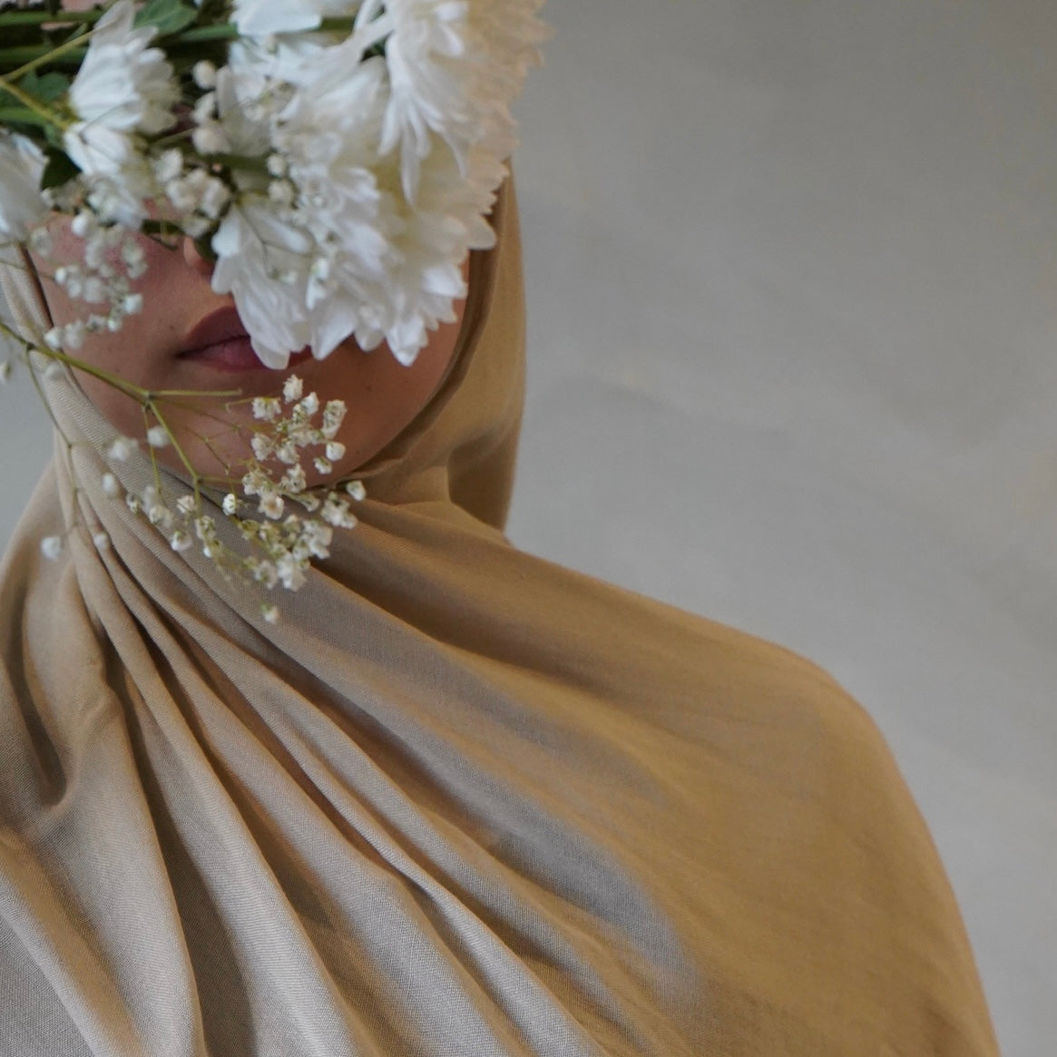 Modal Hijab - Light Cream