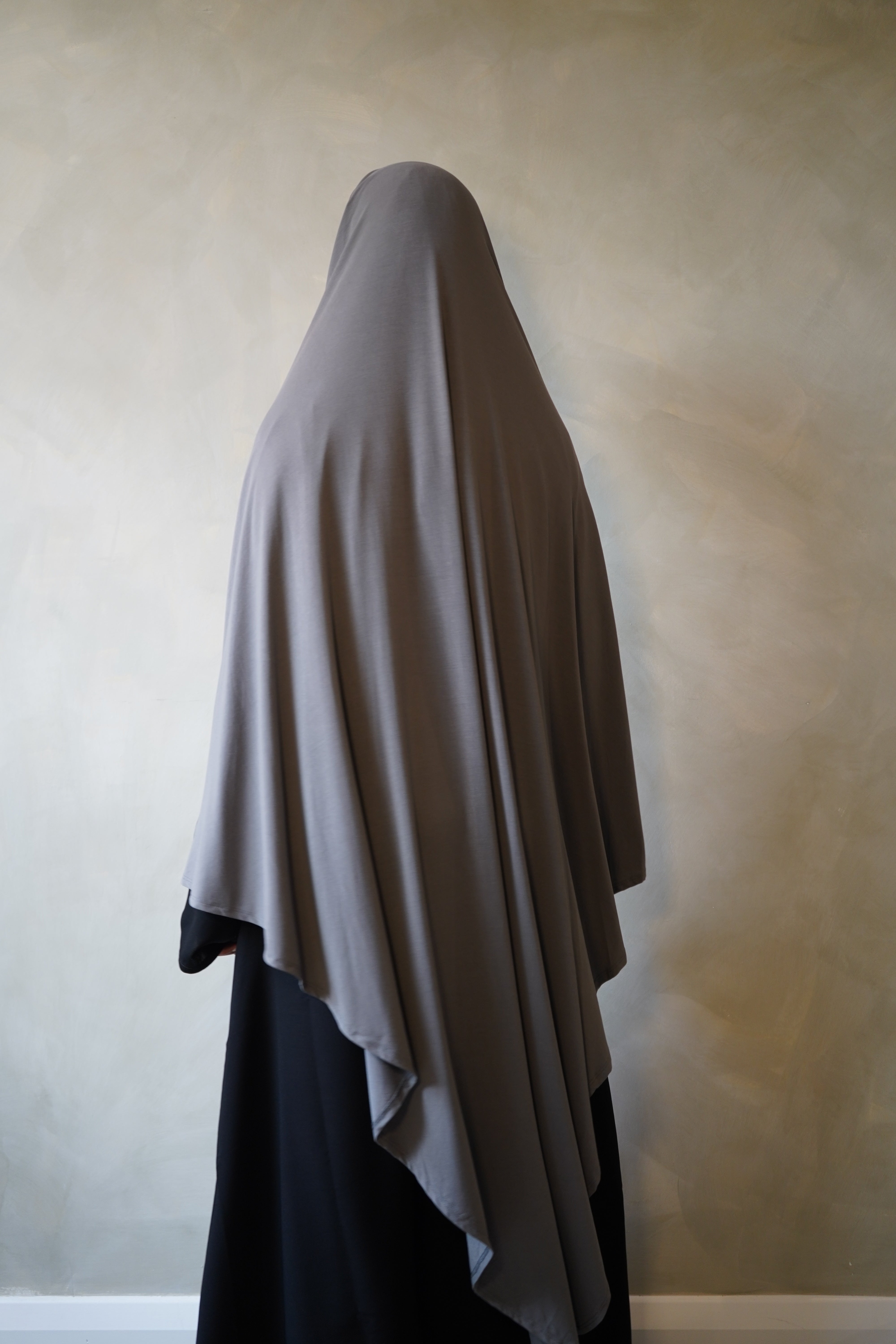 Small Grey Jersey Khimar