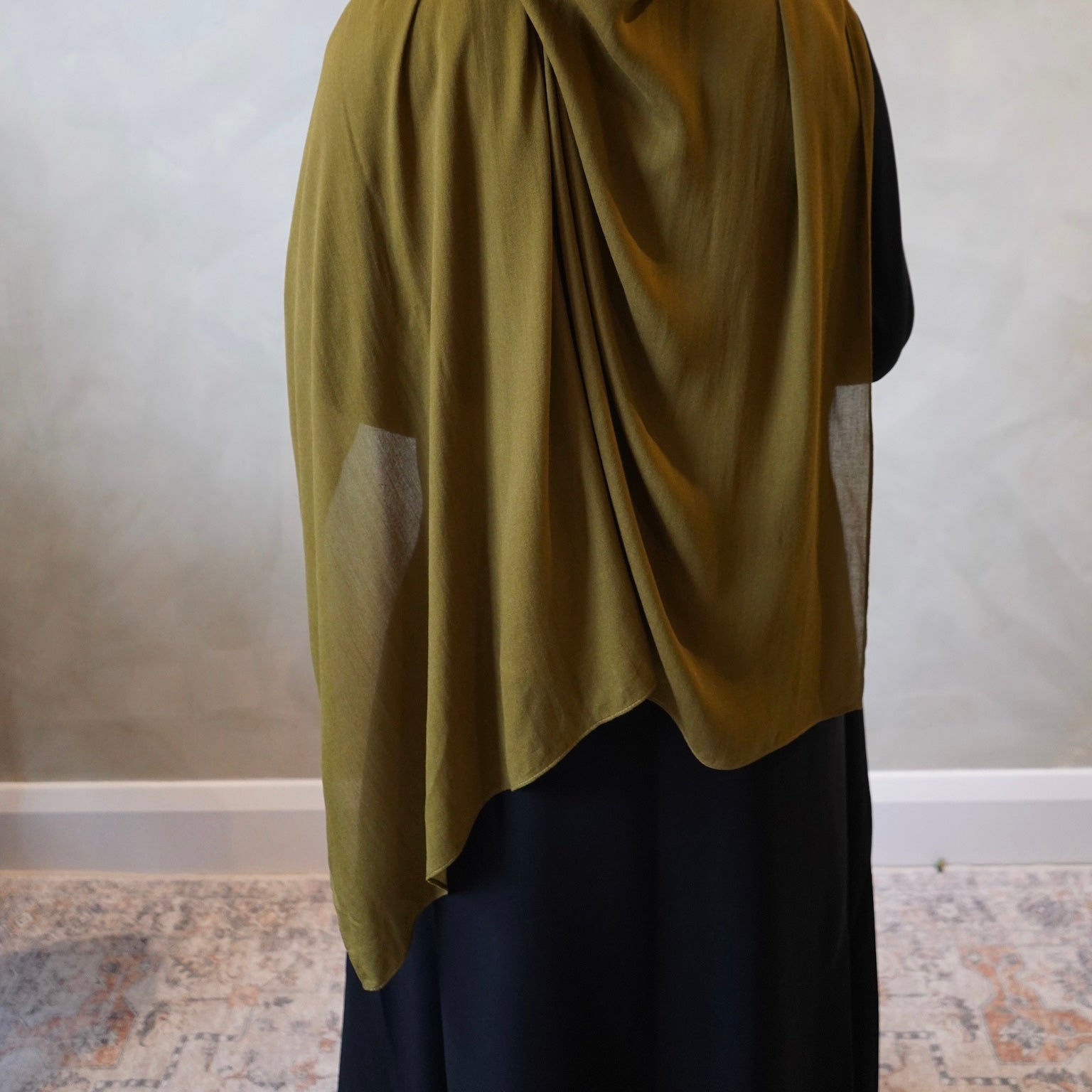 Modal Hijab - Olive Green