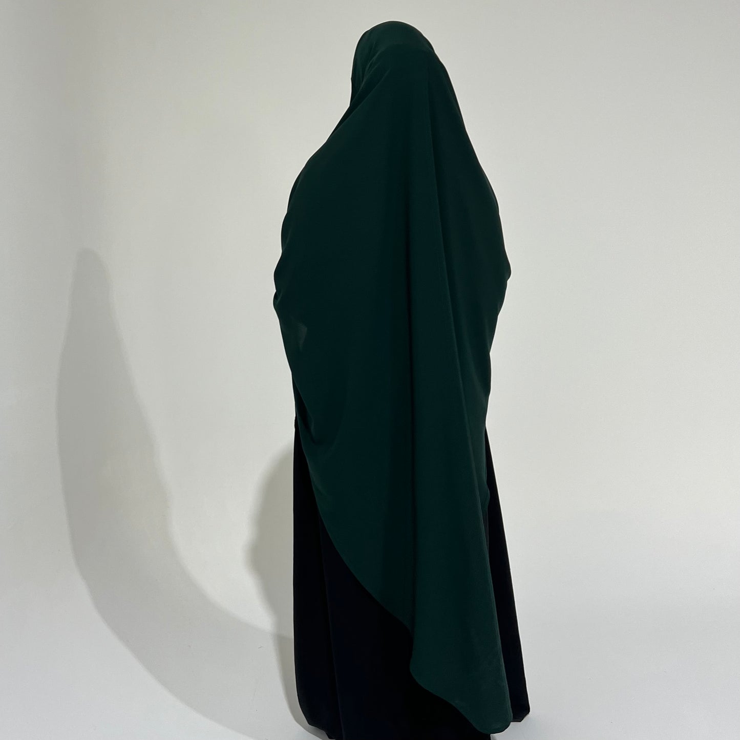 Extra Long Bottle Green Khimar