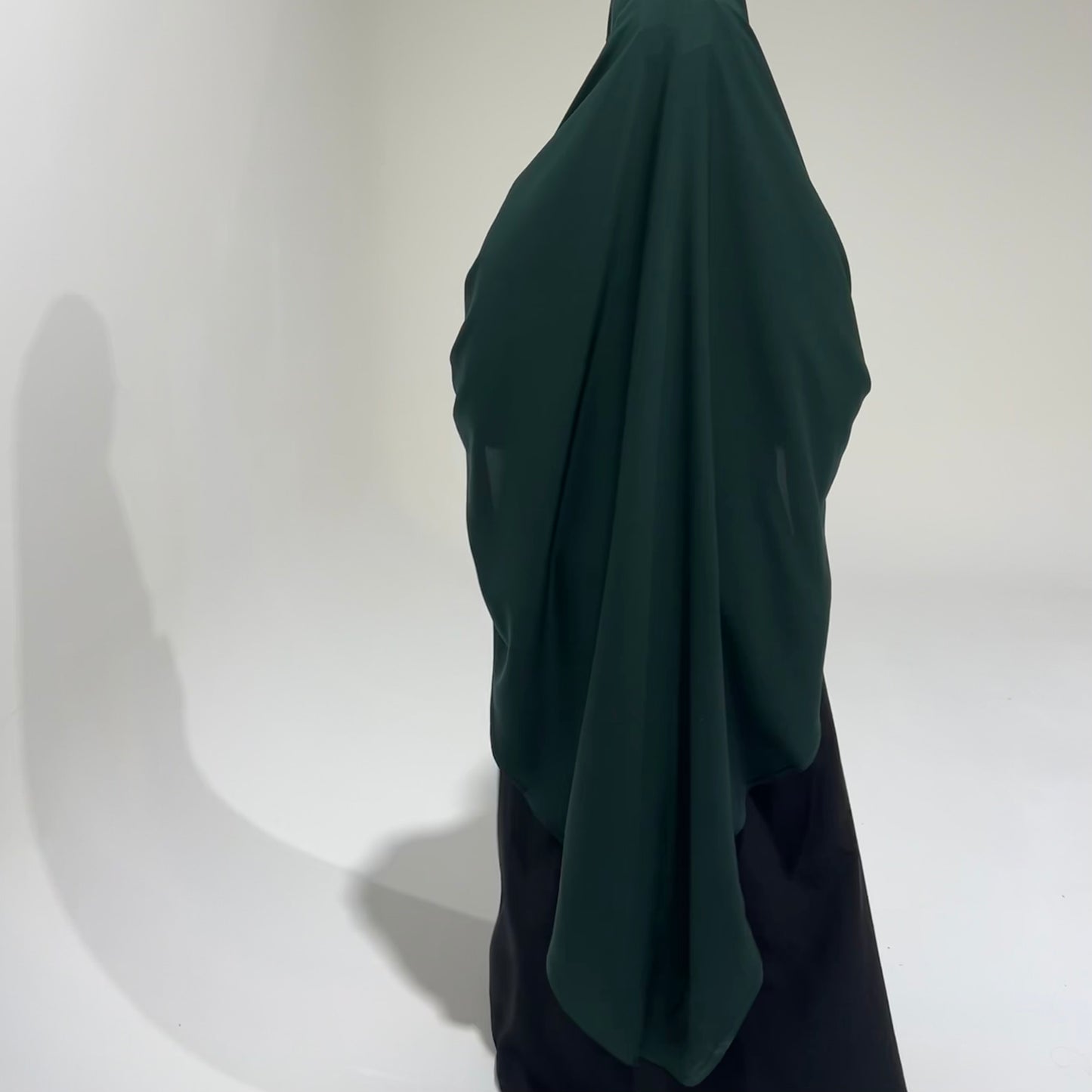 Extra Long Bottle Green Khimar