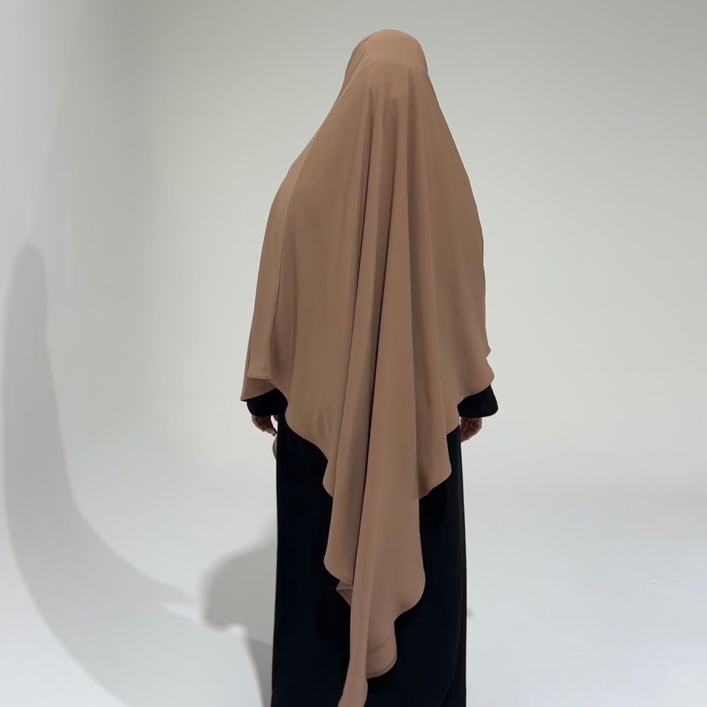Extra Long Cream Khimar