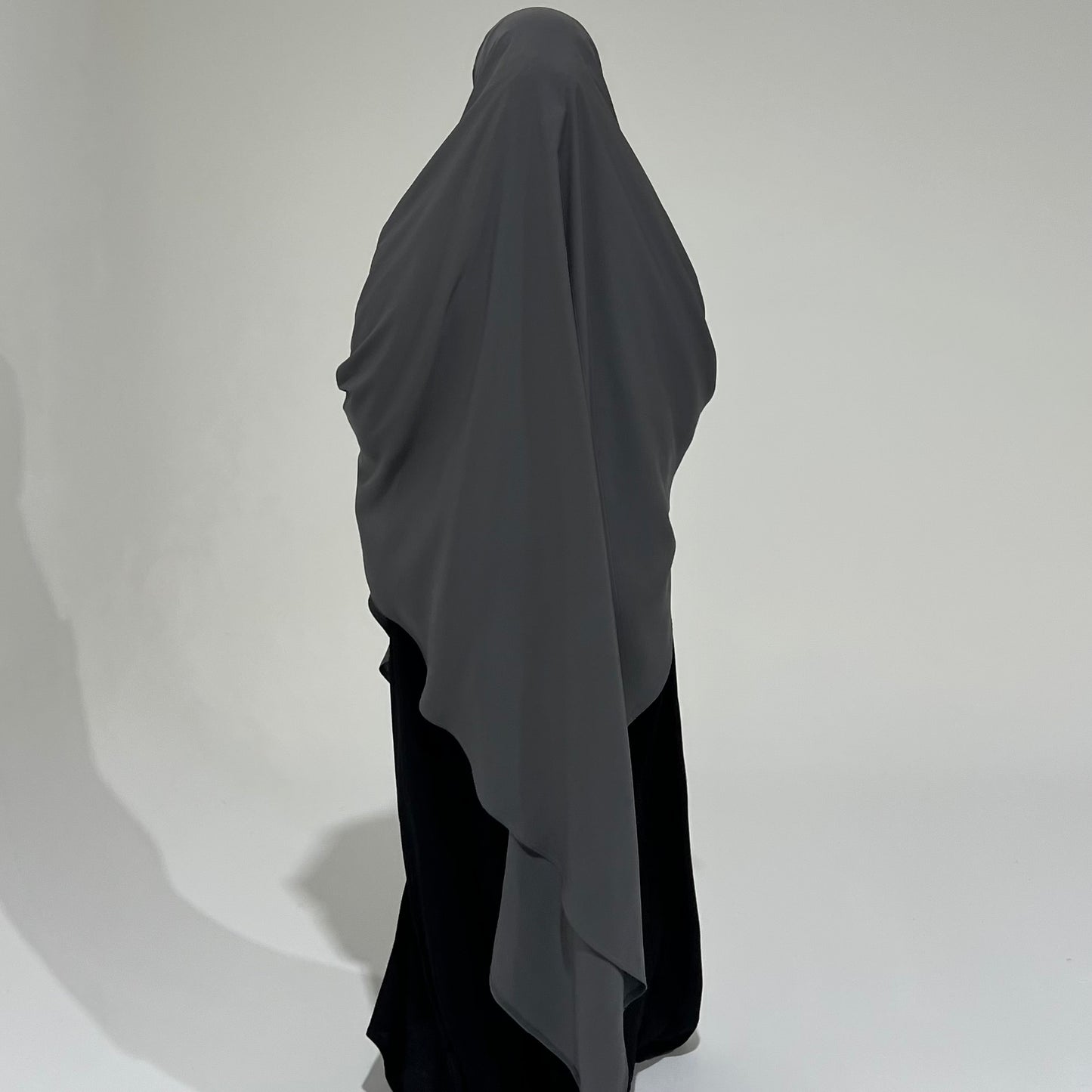 Extra Long Light Grey Khimar