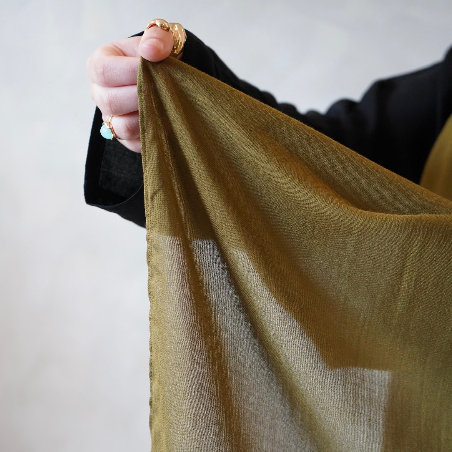 Modal Hijab - Olive Green