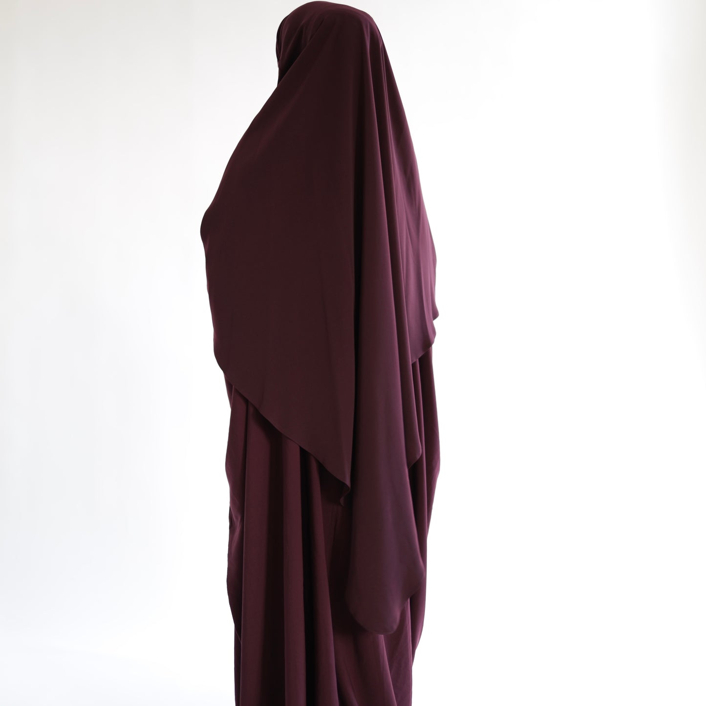 Burgundy Khimar