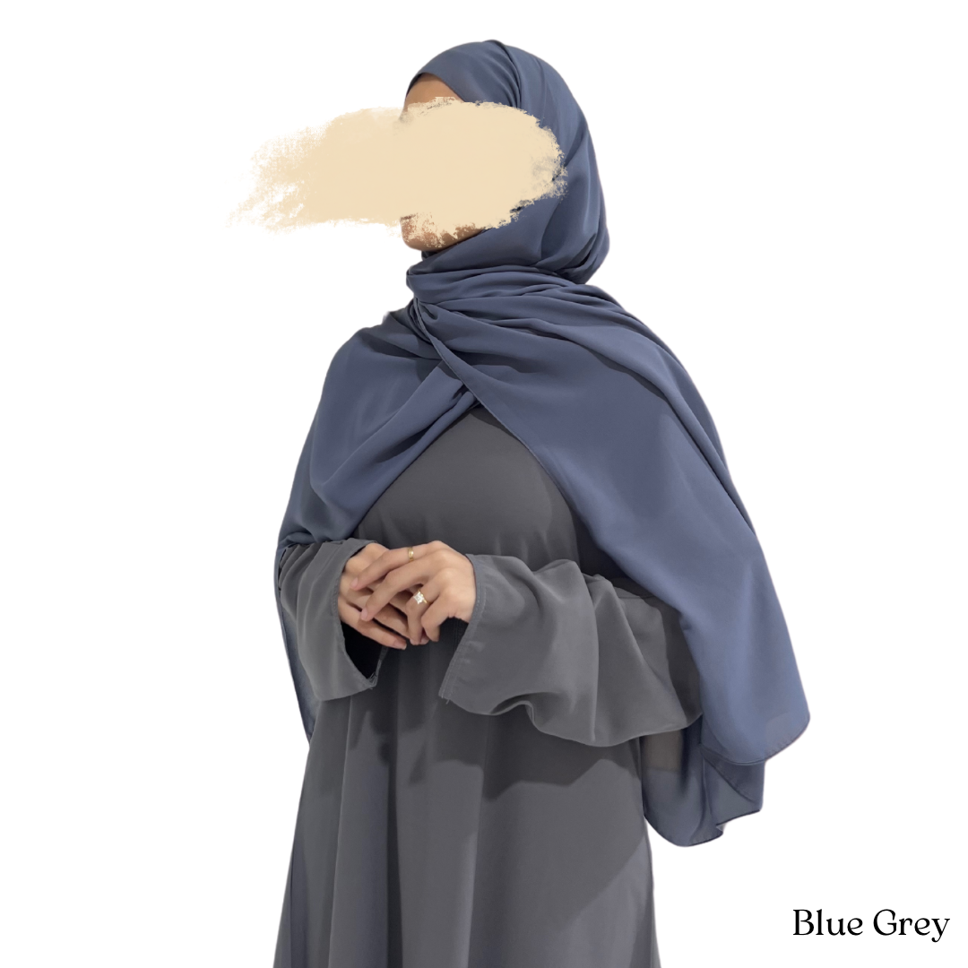 Sheila Hijab Blue Grey