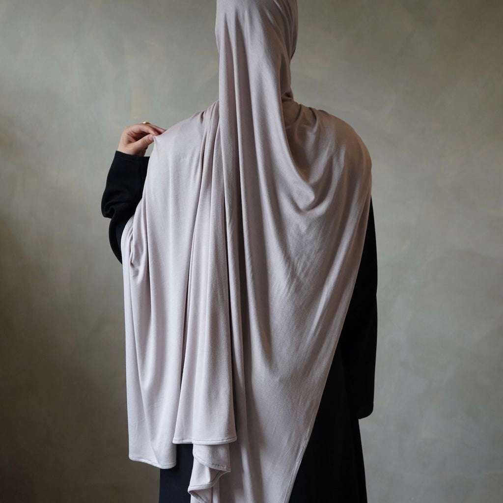 Jersey Hijab Stone