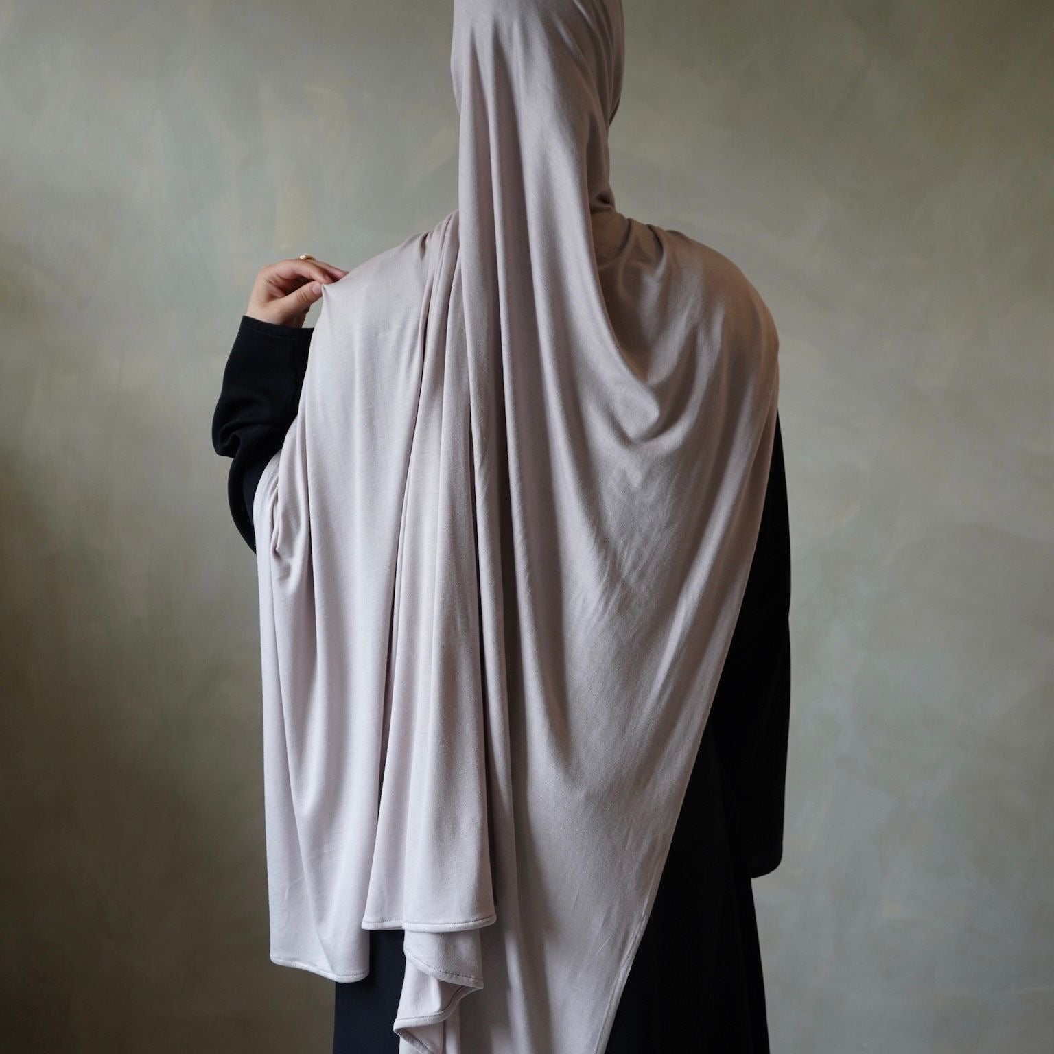Jersey Hijab Stone