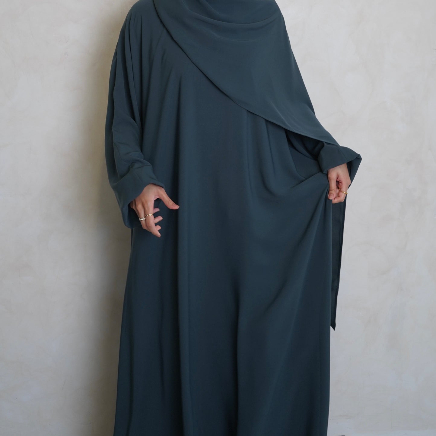 1pc Prayer Jilbaya Teal