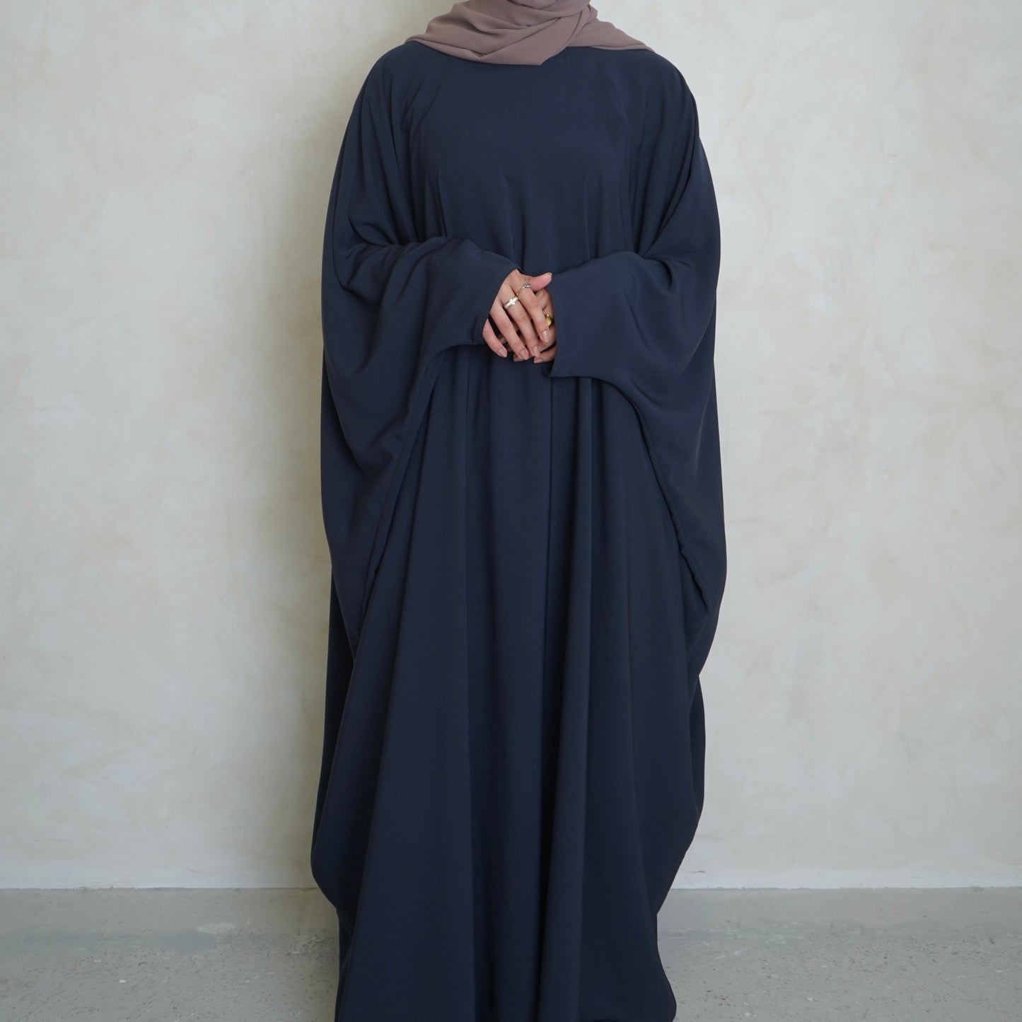 Norah Batwing Navy Grey