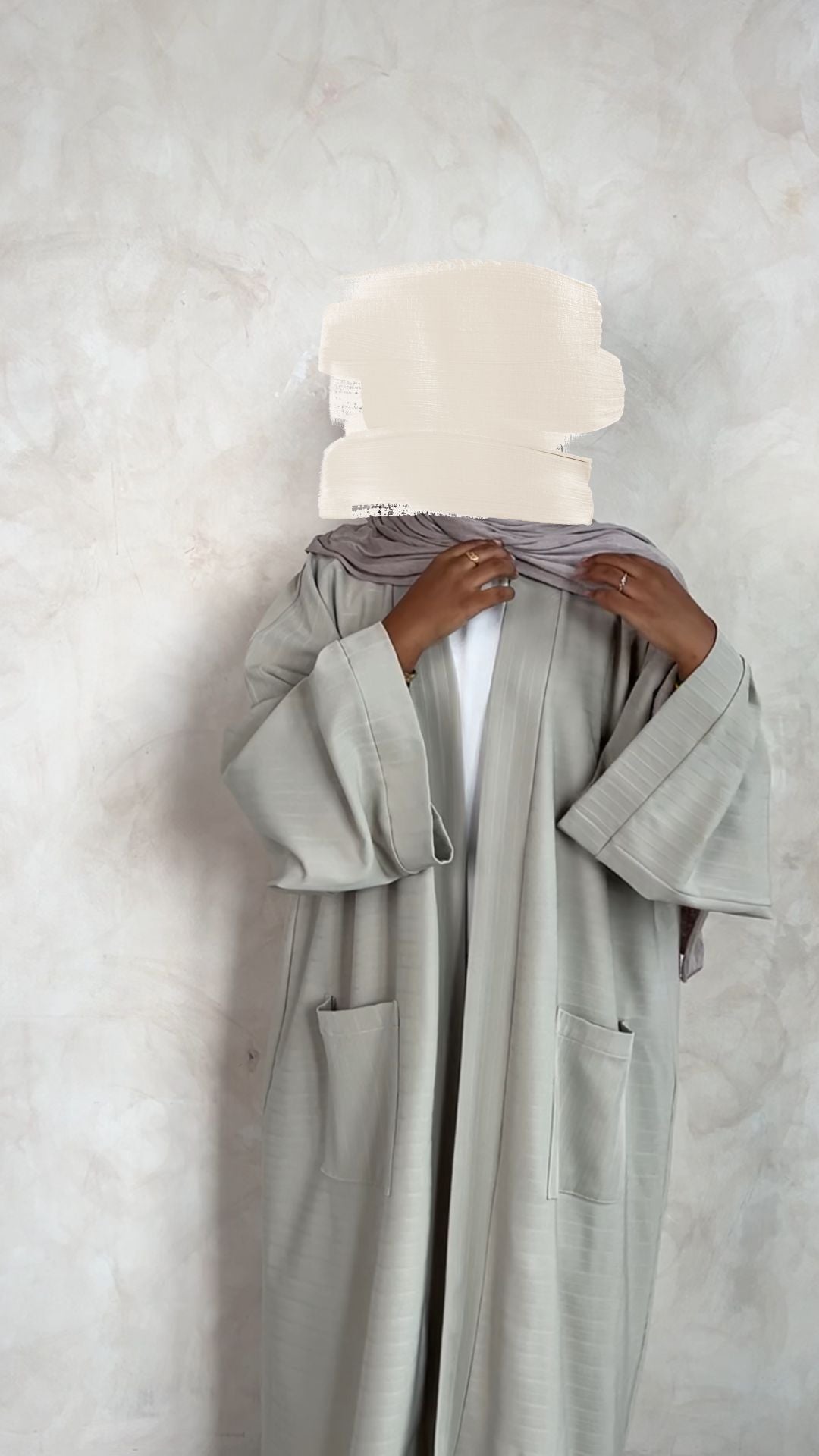 Abaya Coat Sage Green