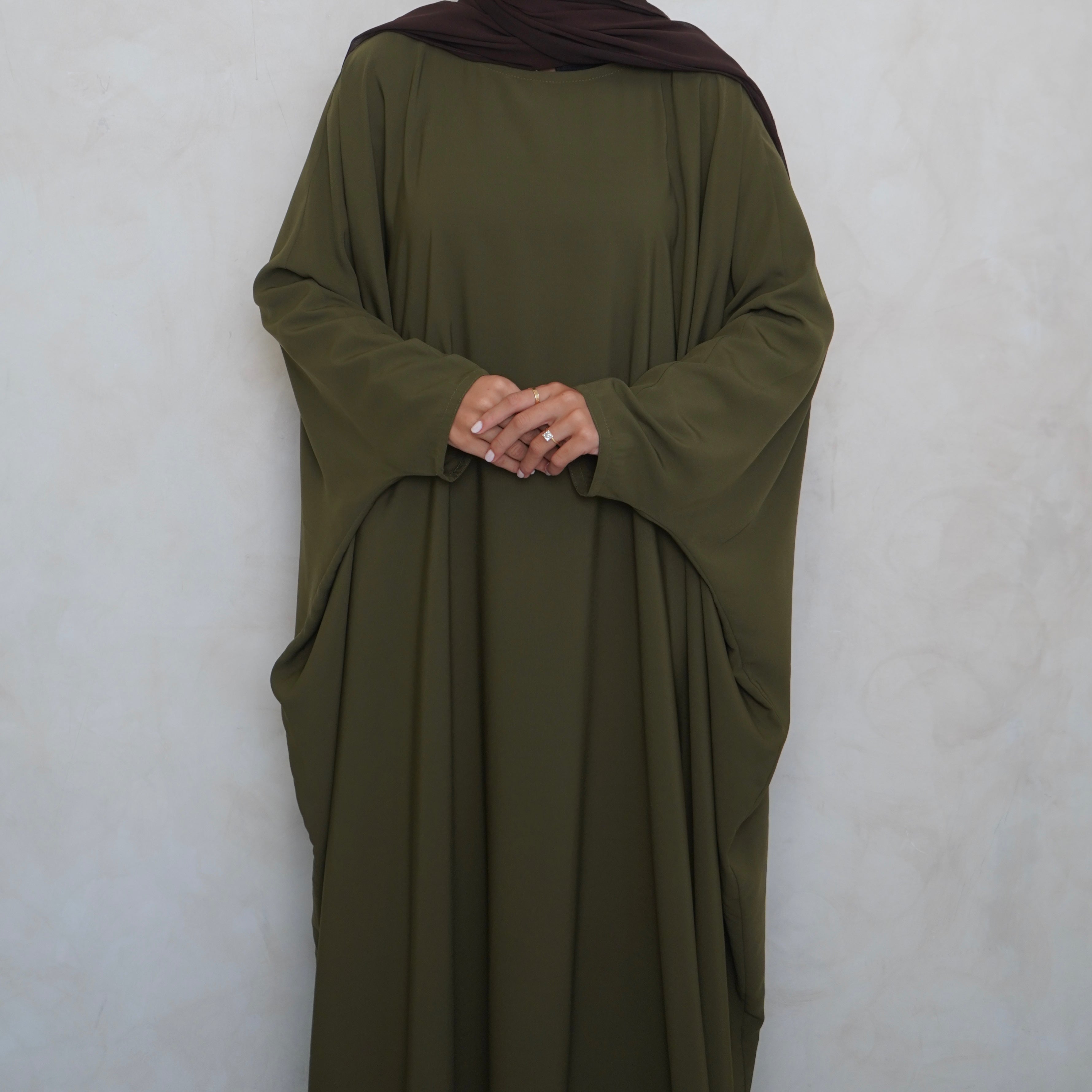 Norah Batwing Olive Green