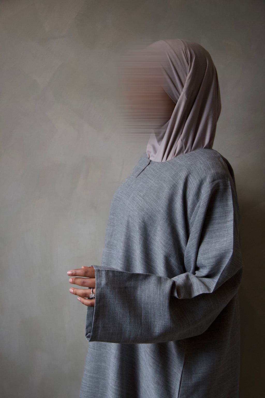 Greige Abaya with Pockets
