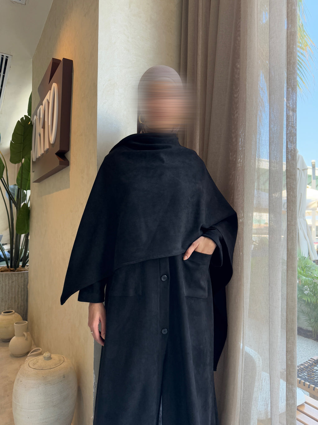 Black Cloak Coat
