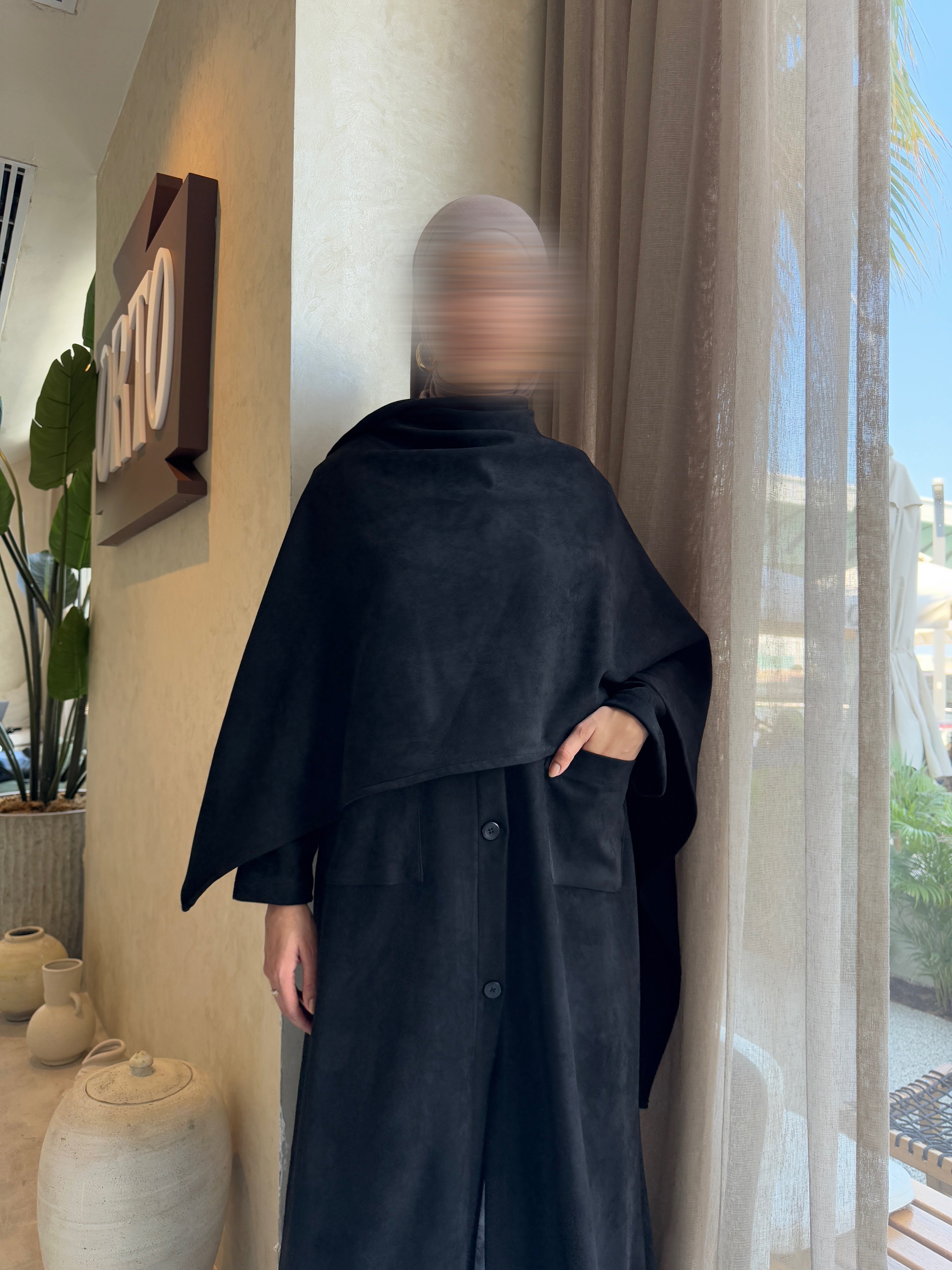 Black Cloak Coat