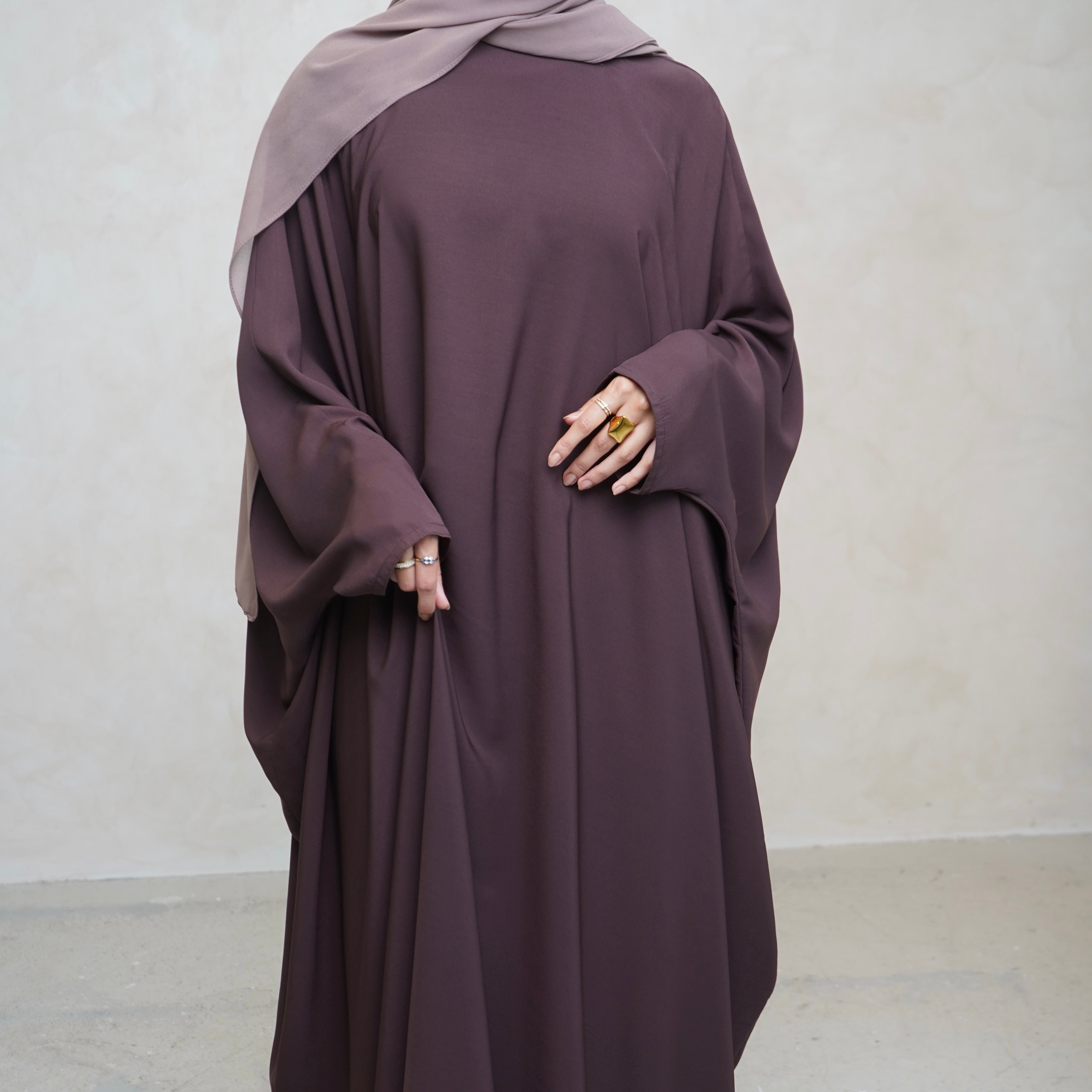 Norah Batwing Choc brown