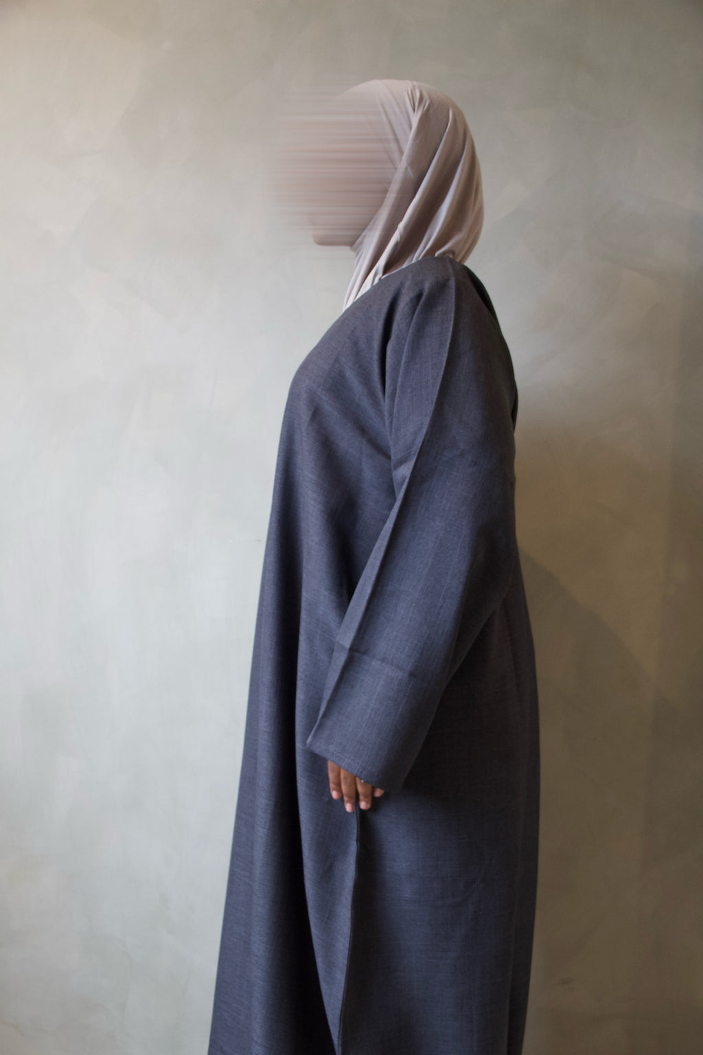 Charcoal Abaya with Pockets