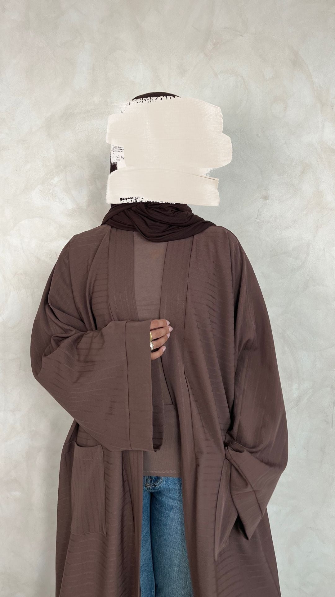 Abaya Coat Brown