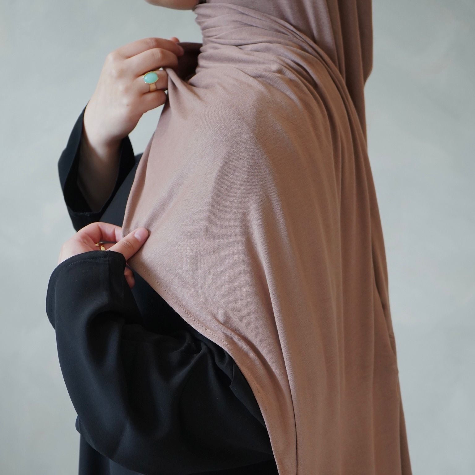 Jersey Hijab Brown
