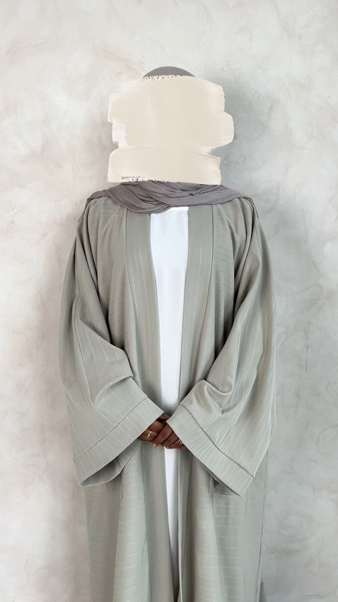 Abaya Coat Sage Green