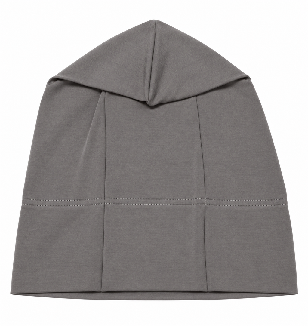 Cotton Closed Headcap Light Grey