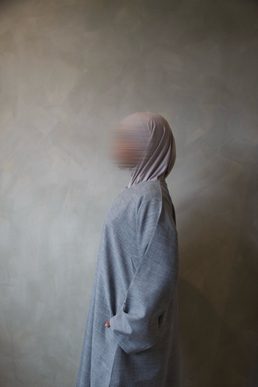 Greige Abaya with Pockets