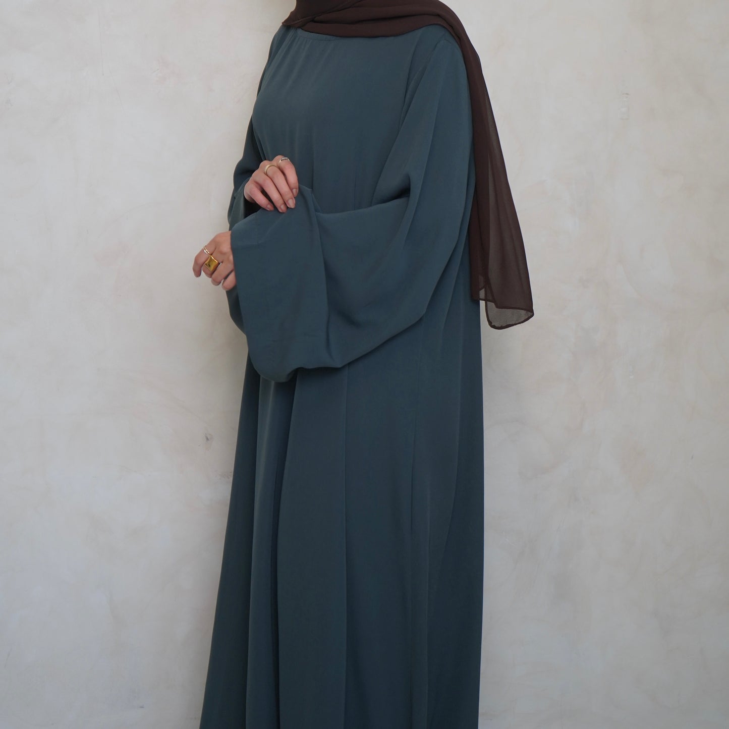 Mary’s Closed Abaya Teal