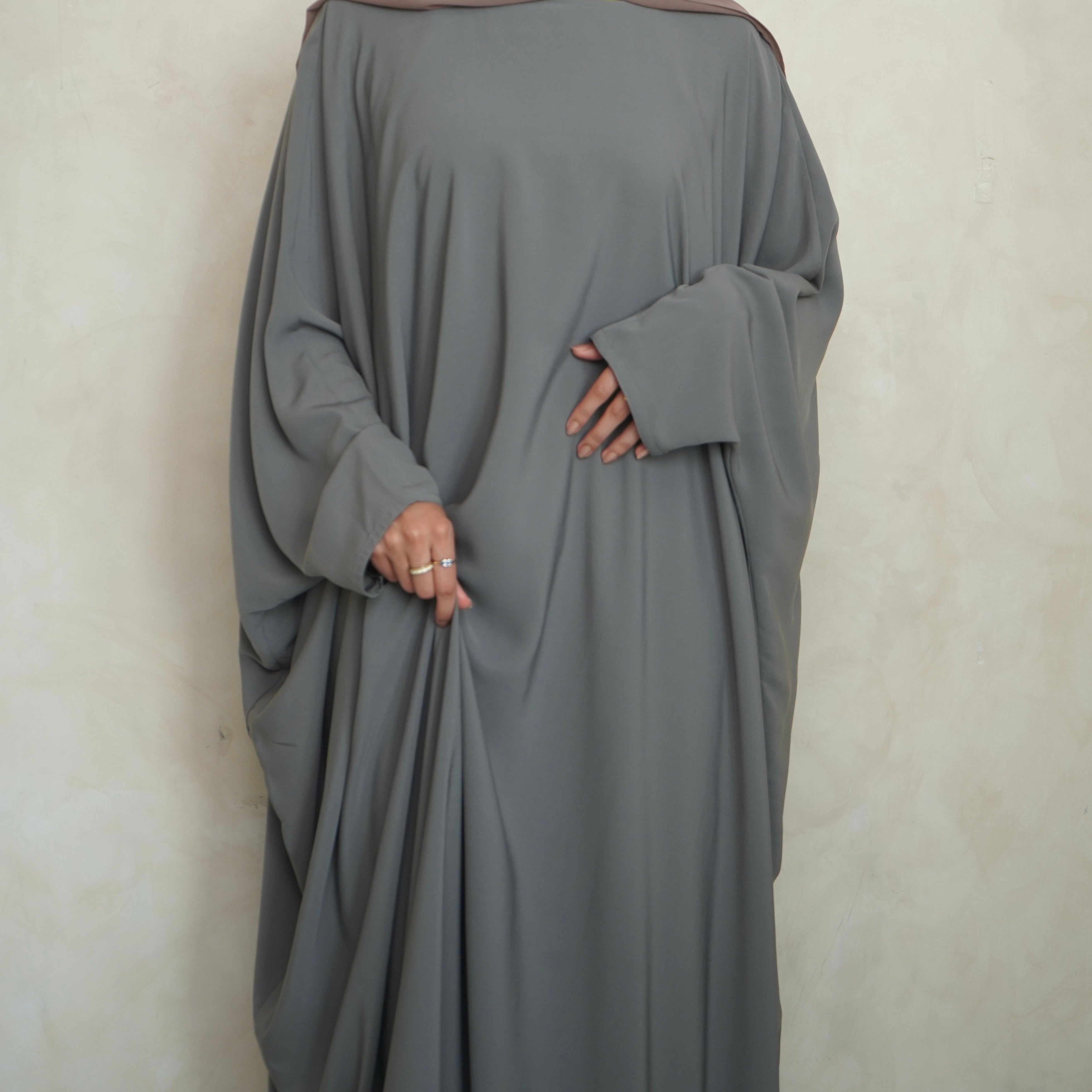 Norah Batwing Light Grey