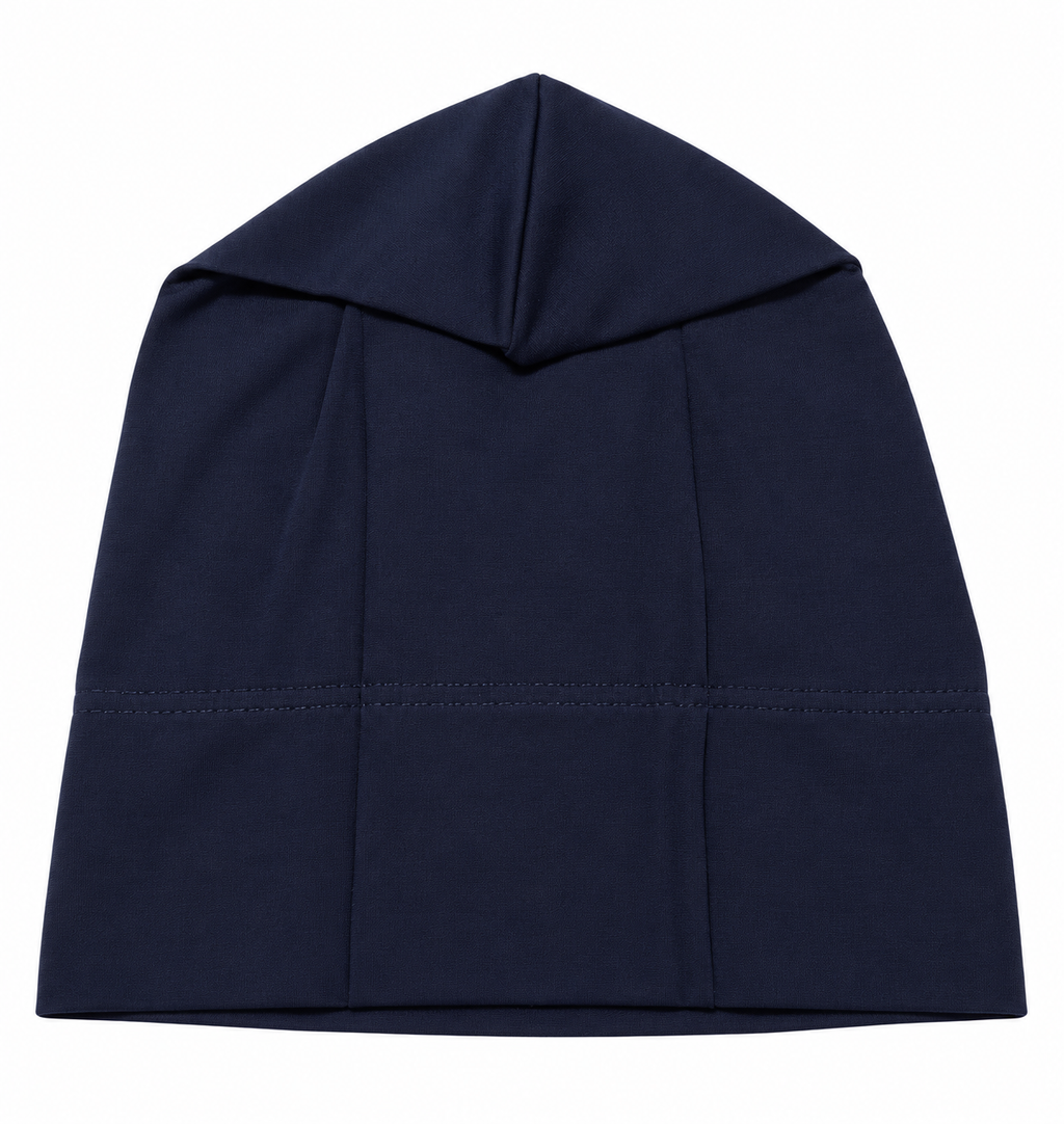 Cotton Closed Headcap Navy Blue