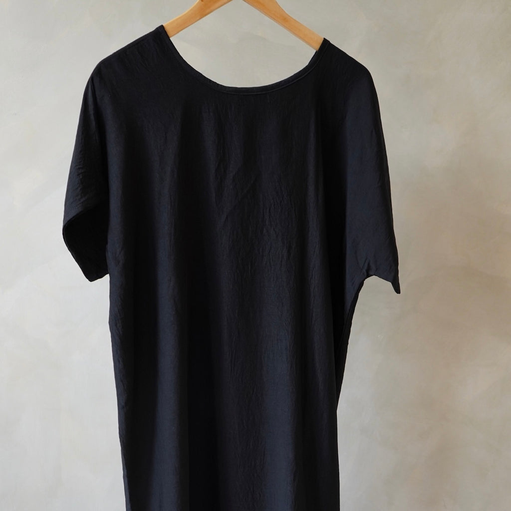 Hareer Black Sleeveless Slip Dress