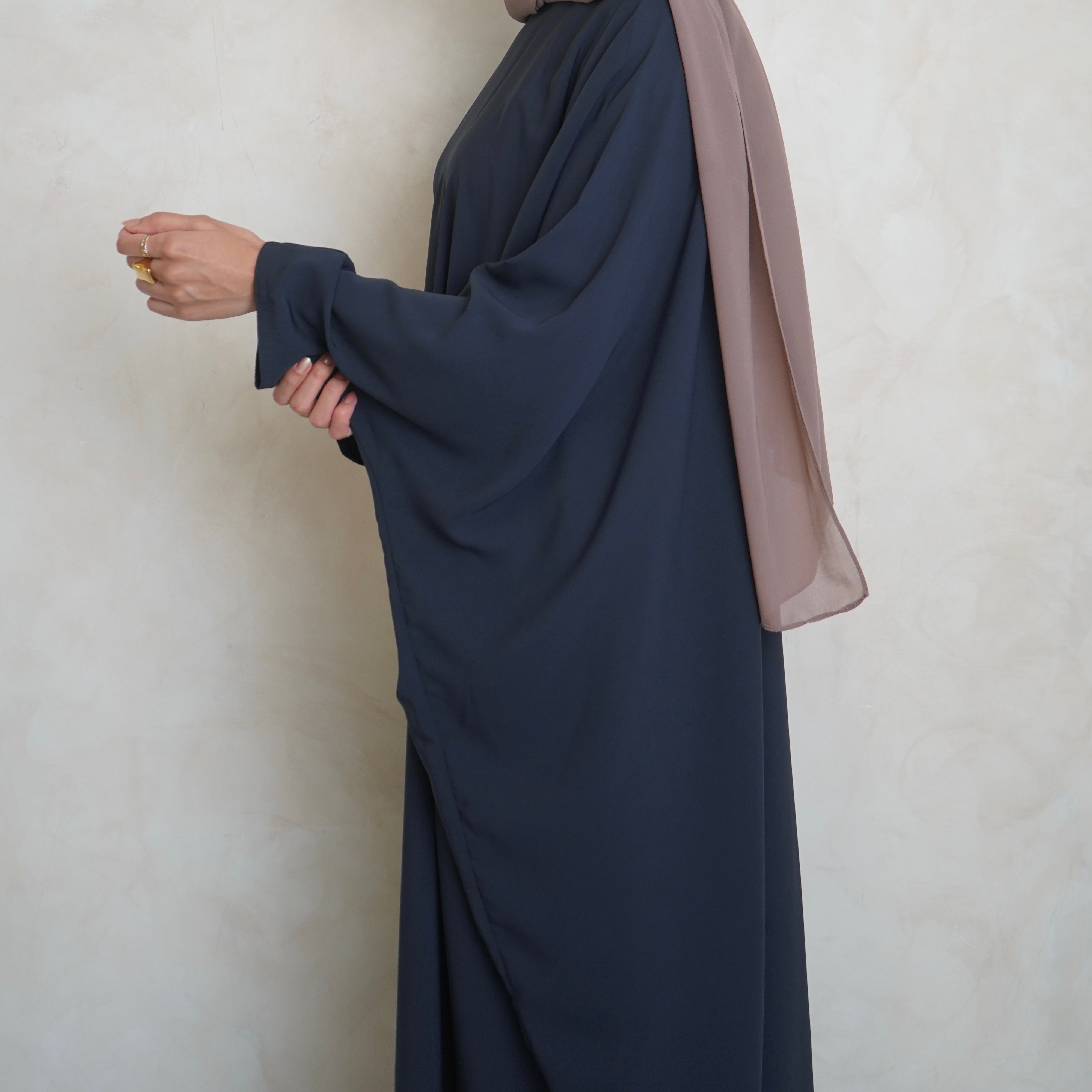 Norah Batwing Navy Grey