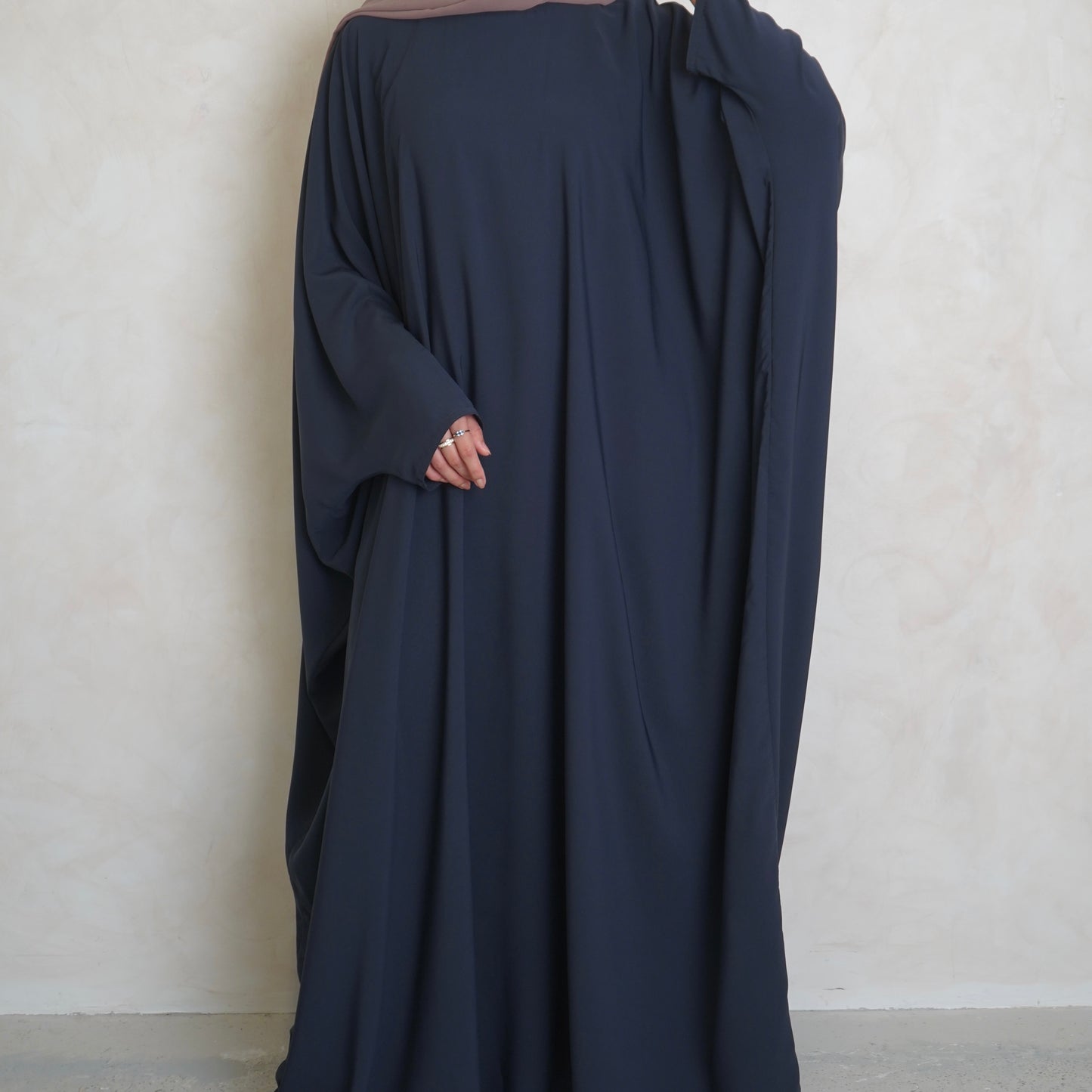 Norah Batwing Navy Grey