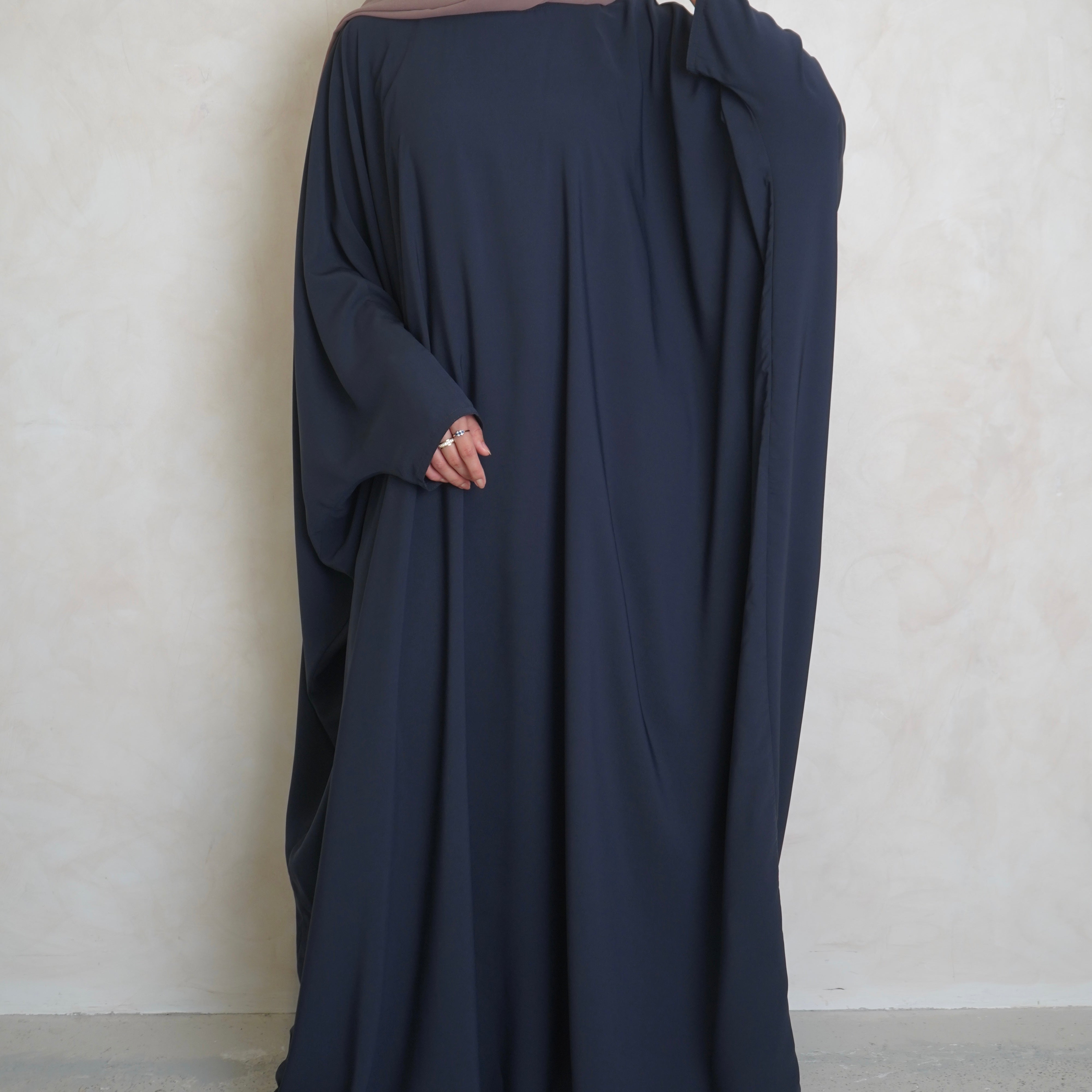 Norah Batwing Navy Grey