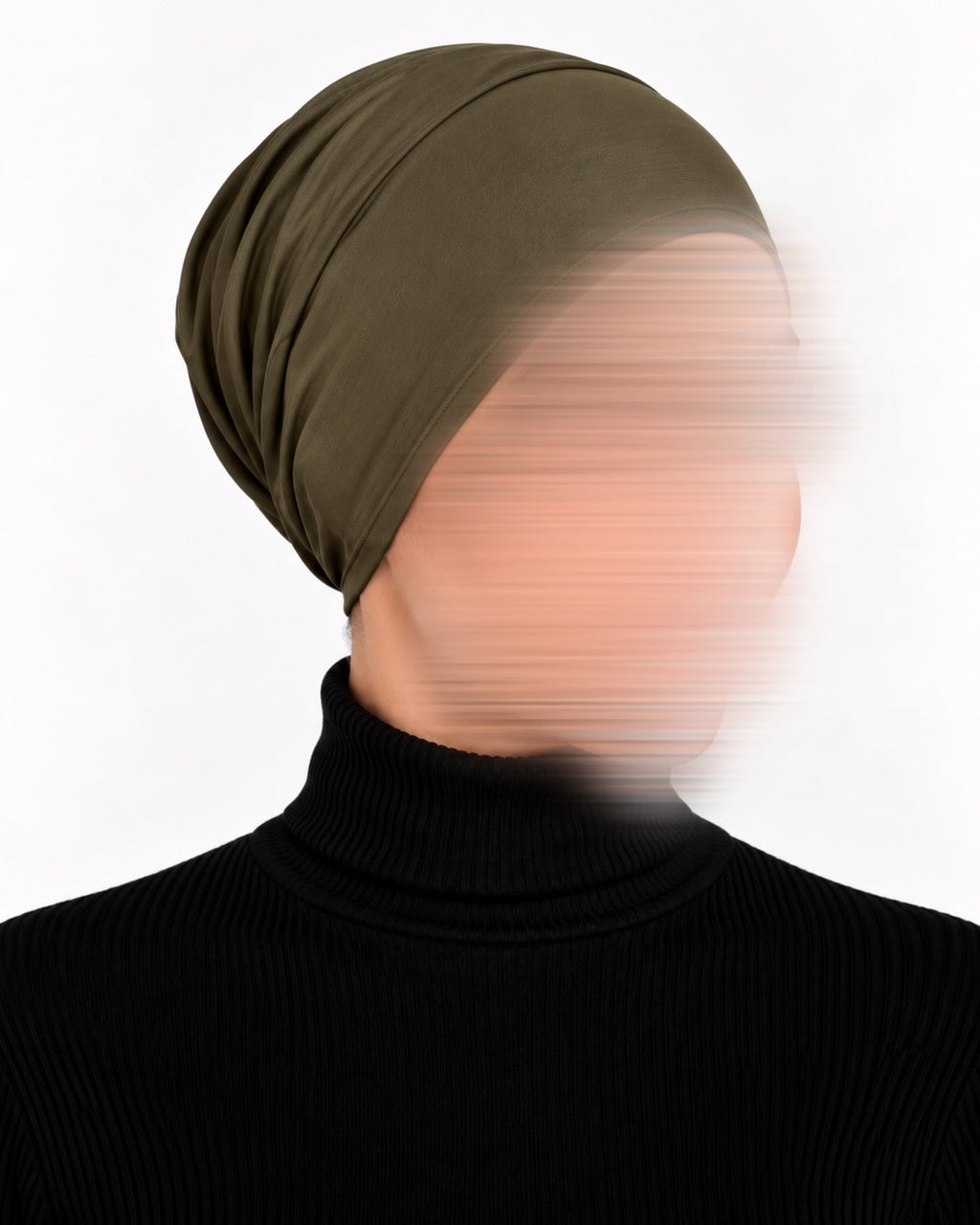 Cotton Open Ended Headcap Olive Green