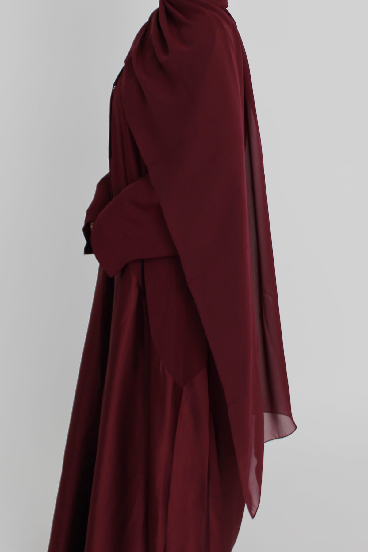 Cherry Silk with Matching Sheila Hijab