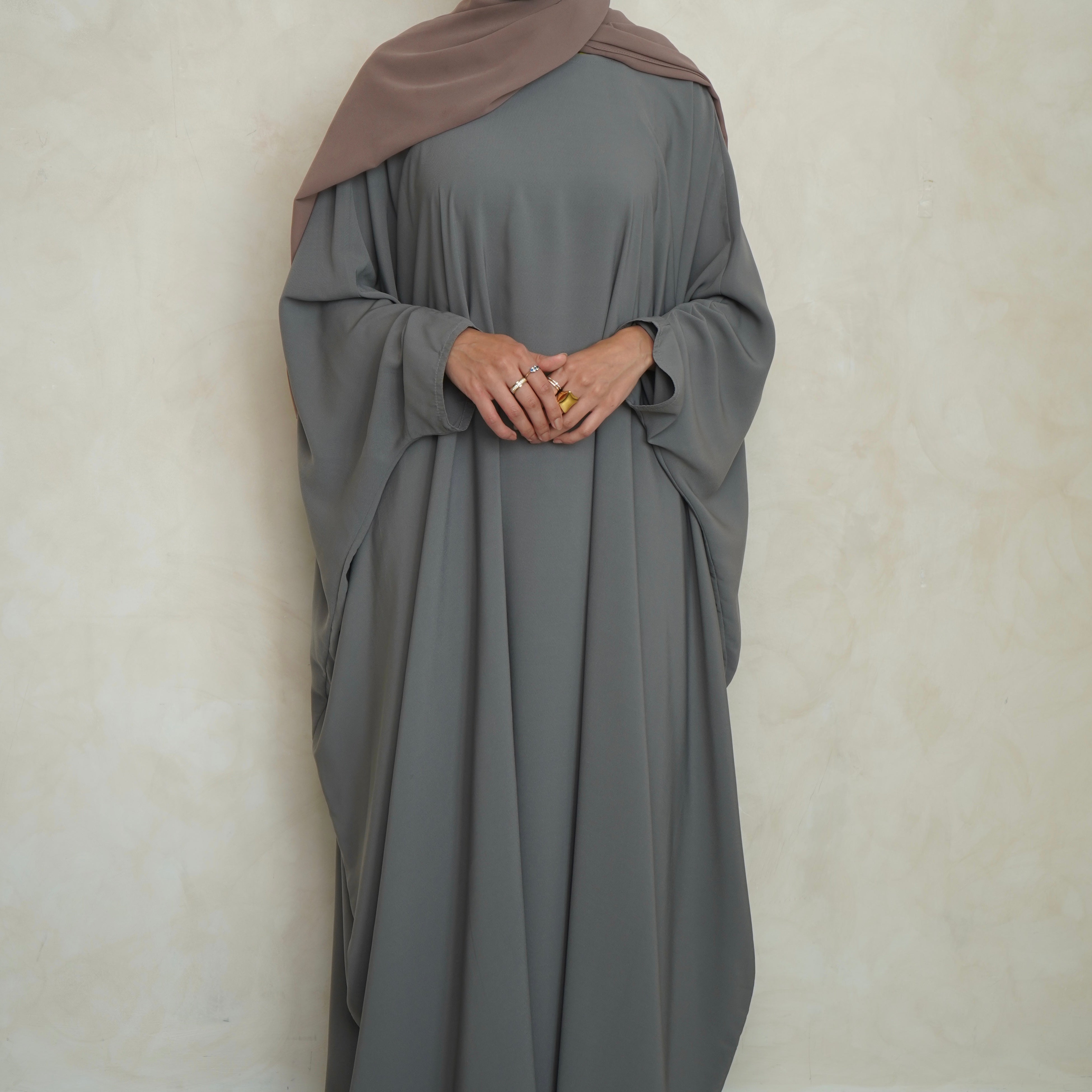 Norah Batwing Light Grey