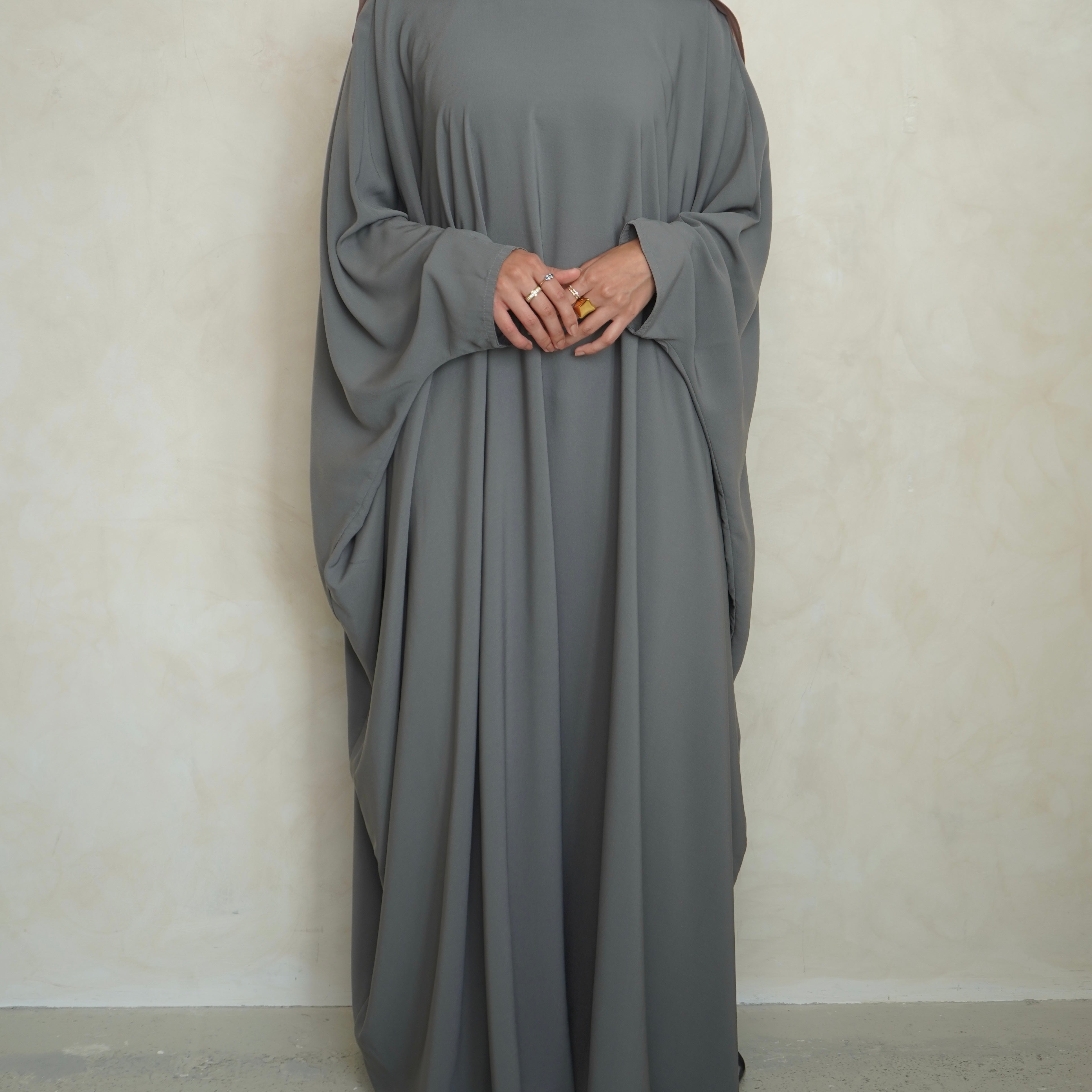 Norah Batwing Light Grey