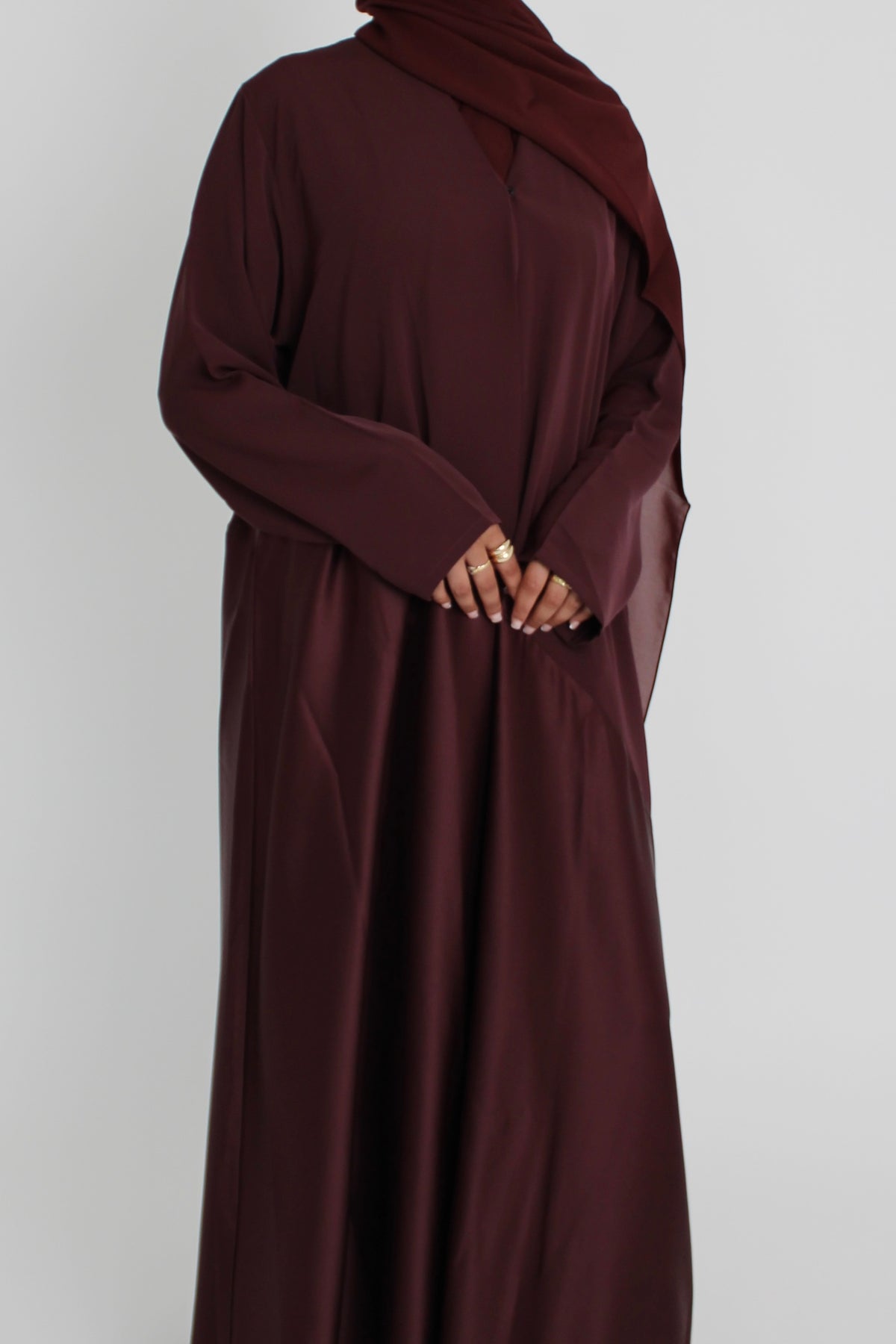 Mulberry Silk with Matching Sheila Hijab