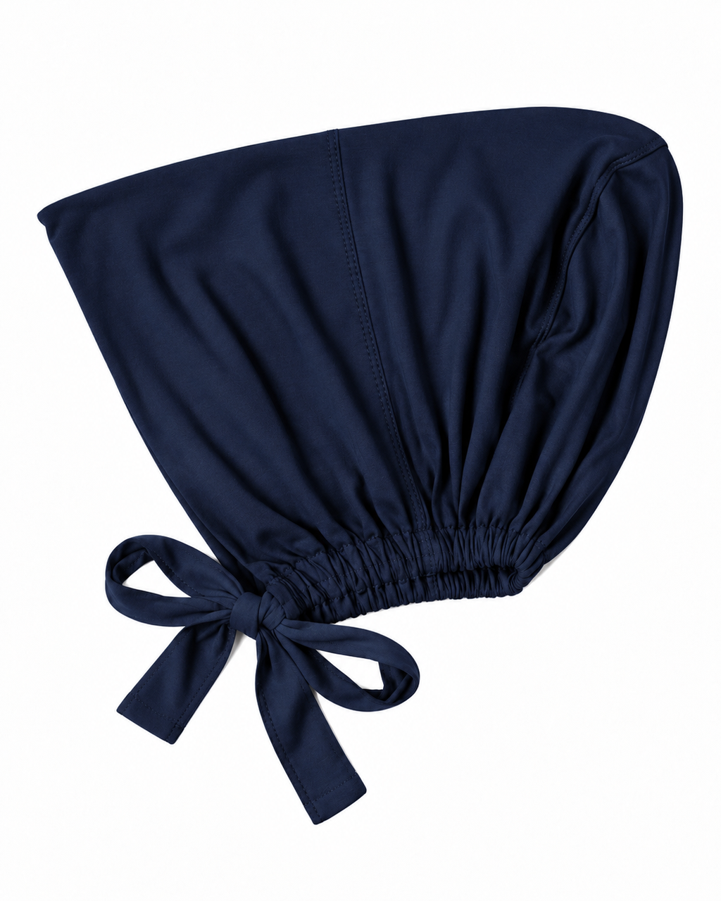 Rayon Jersey Tied Headcap Navy Blue