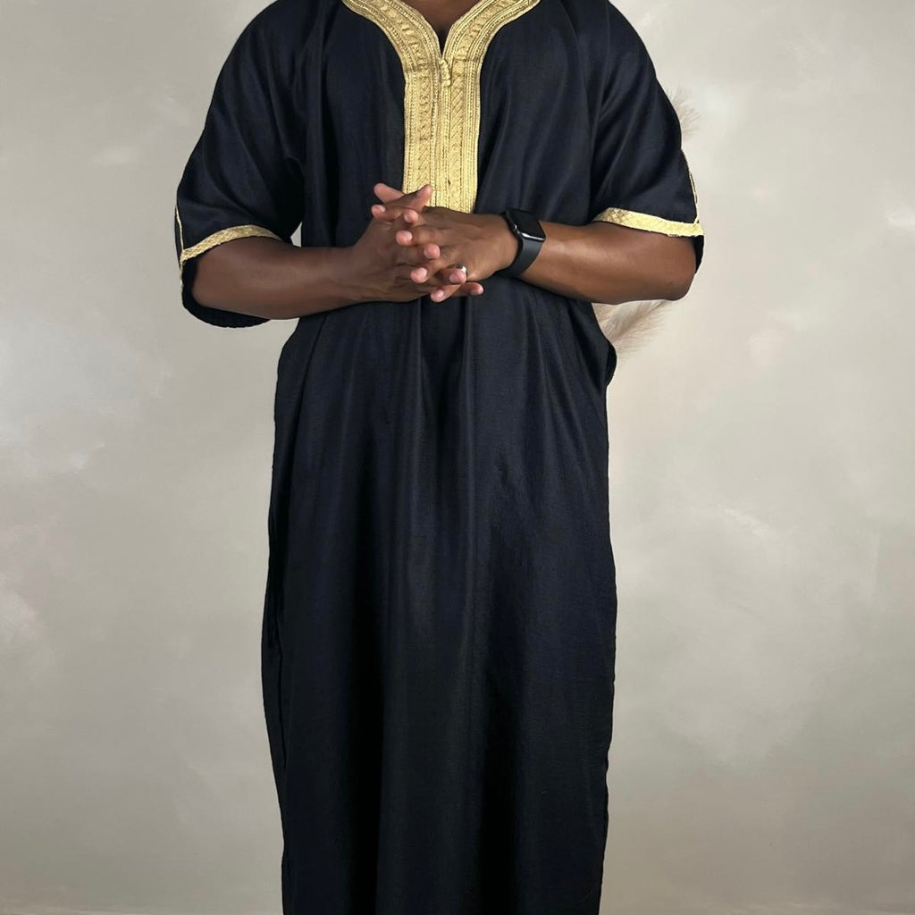 Men’s Moroccan Kaftan Black