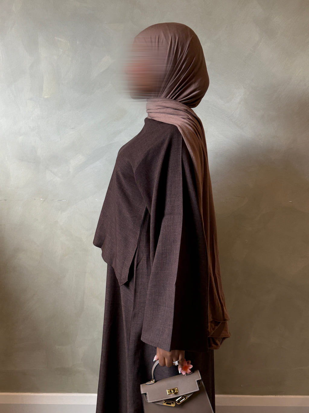 Closed Linen Espresso Brown