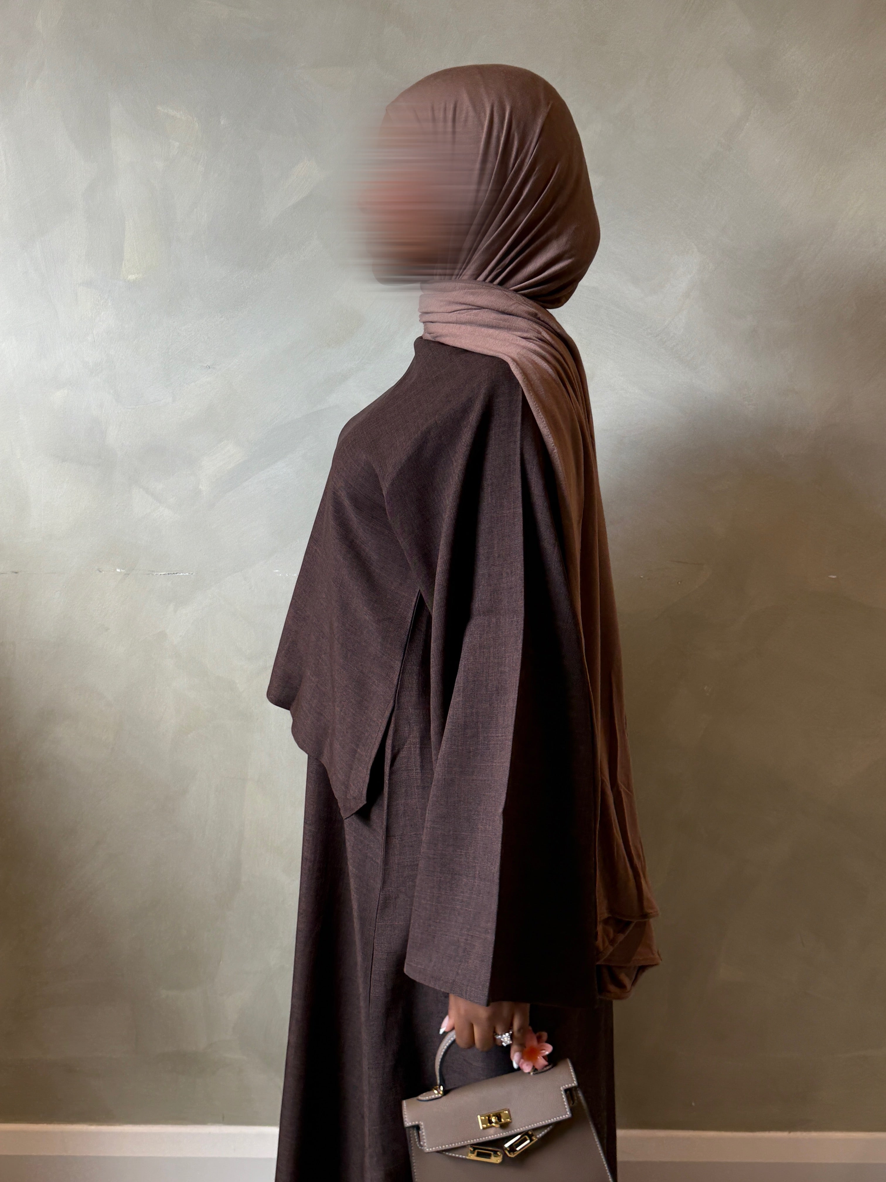 Closed Linen Espresso Brown