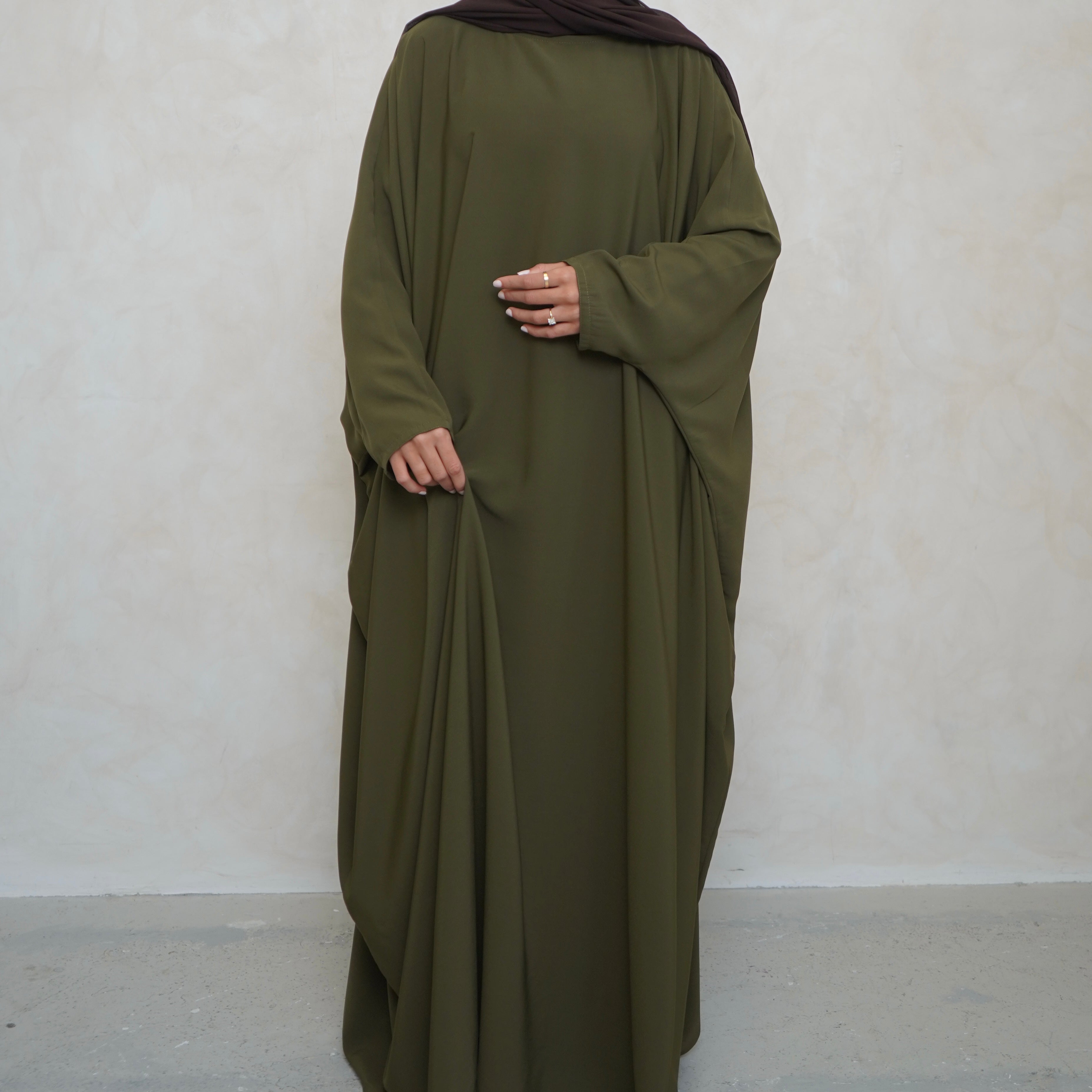 Norah Batwing Olive Green