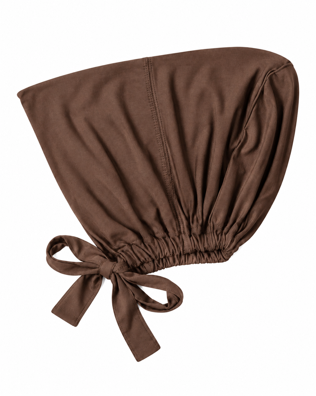 Rayon Jersey Tied Headcap Espresso Brown
